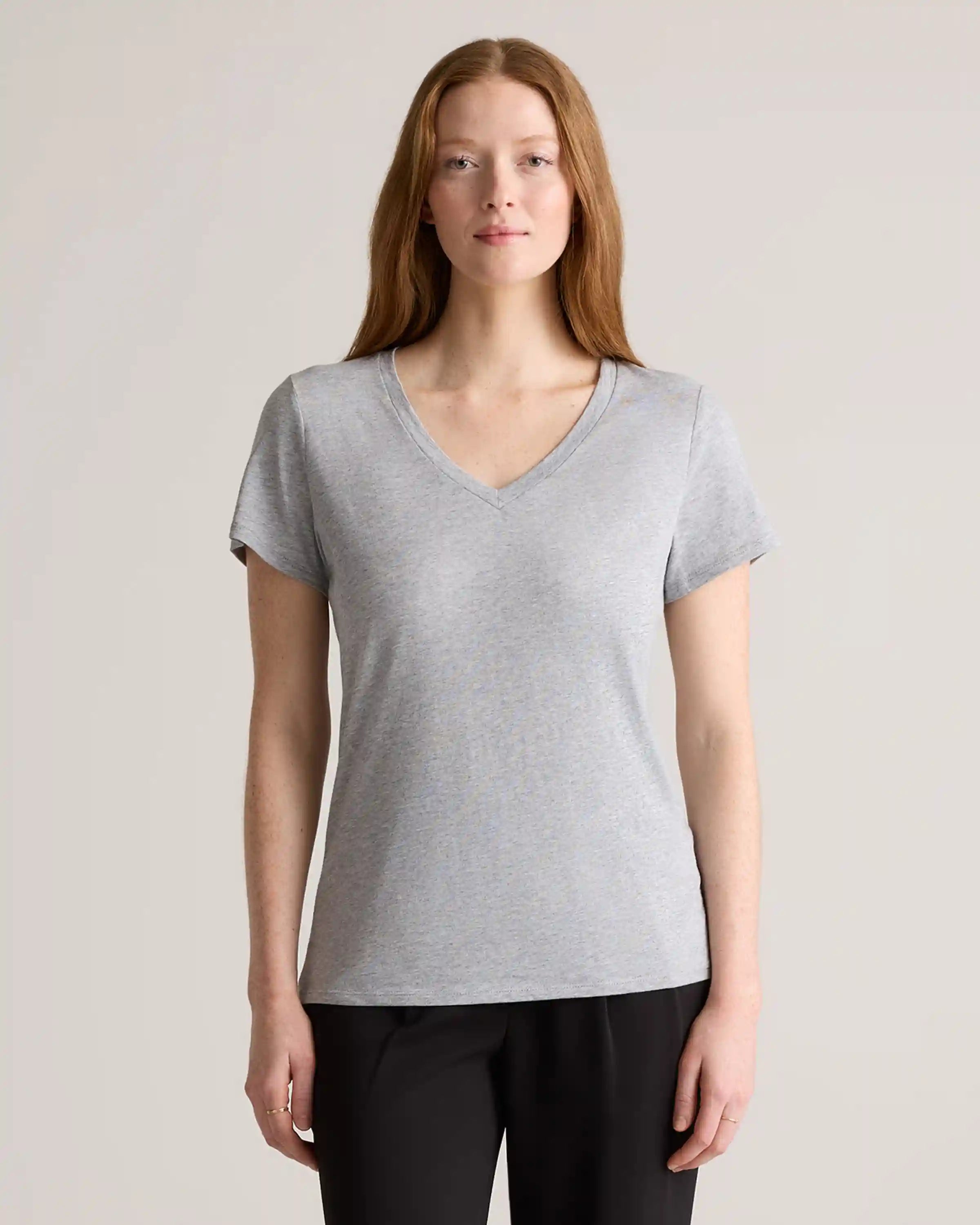 Cotton Modal V-Neck Tee
