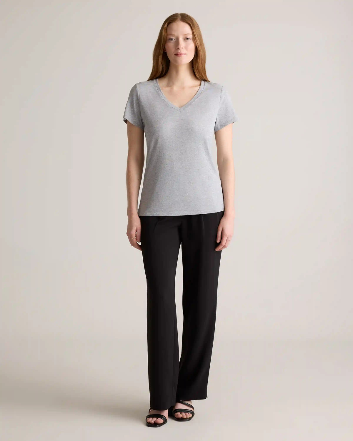 Cotton Modal V-Neck Tee