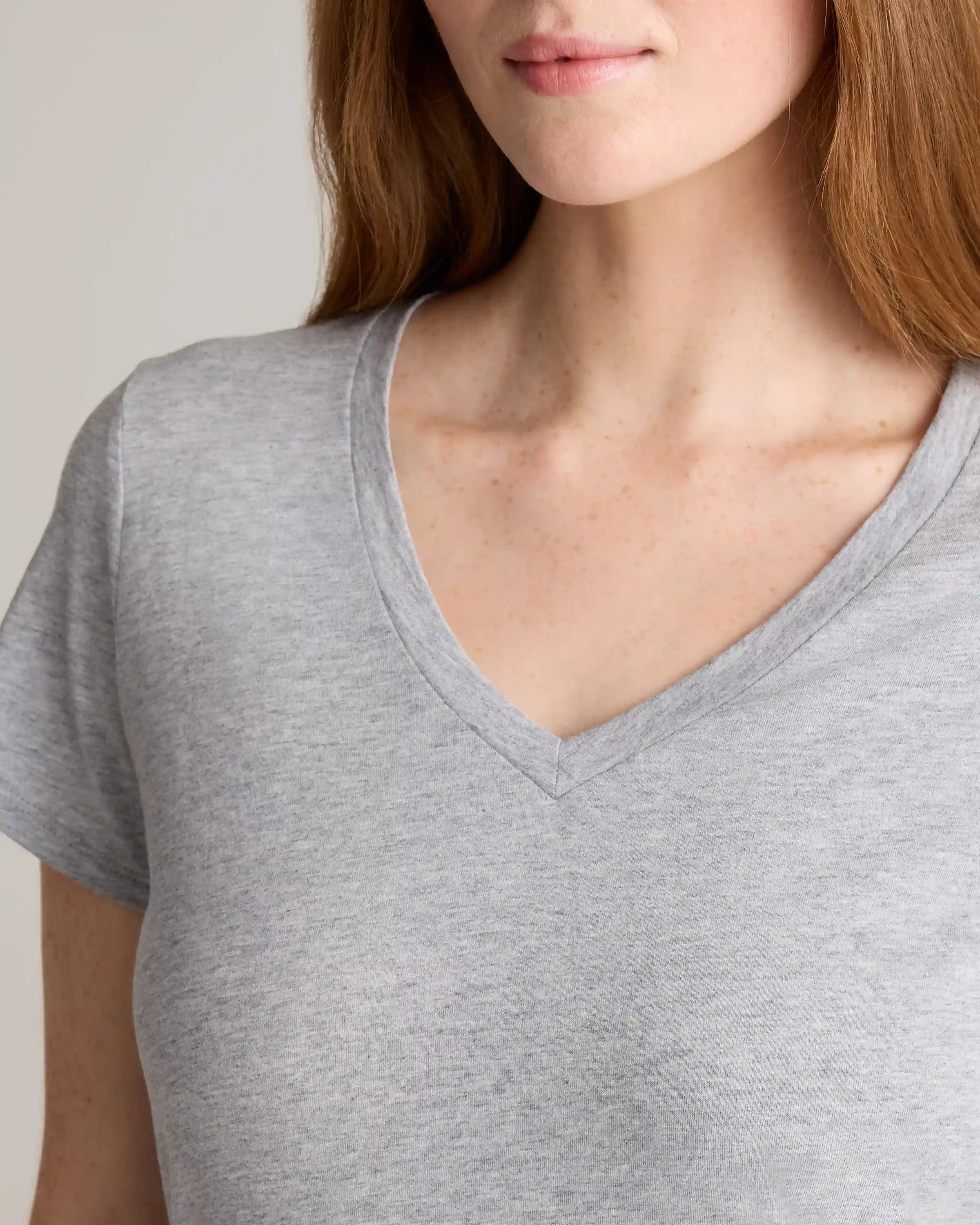 Cotton Modal V-Neck Tee