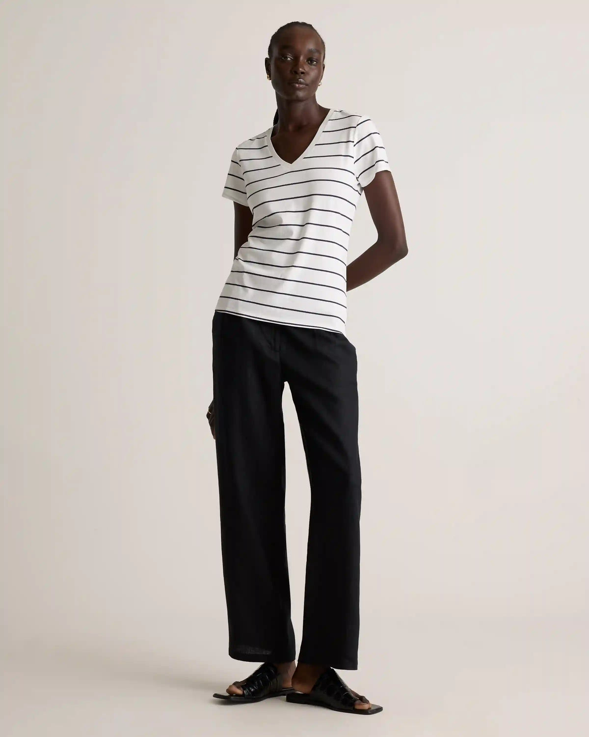 Cotton Modal V-Neck Tee