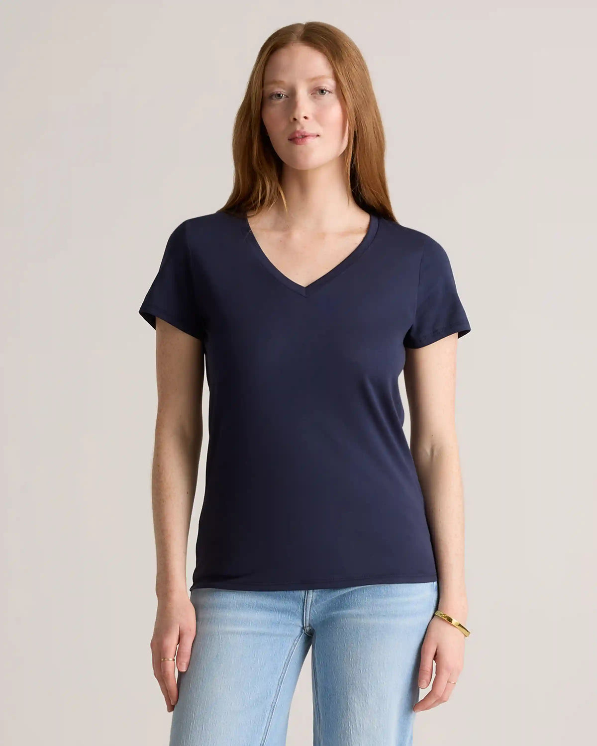 Cotton Modal V-Neck Tee