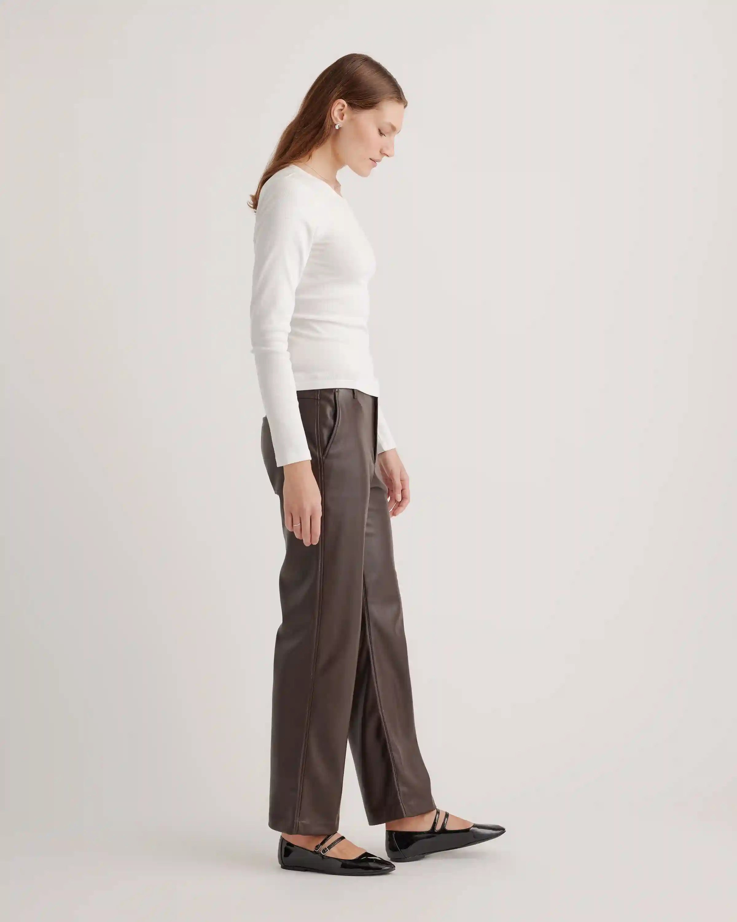 Organic Cotton Micro-Rib Long Sleeve Tee