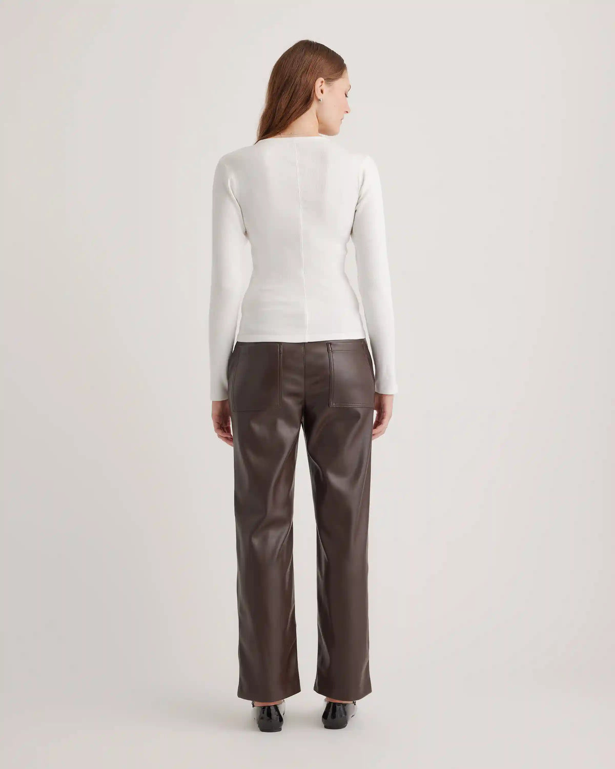 Organic Cotton Micro-Rib Long Sleeve Tee