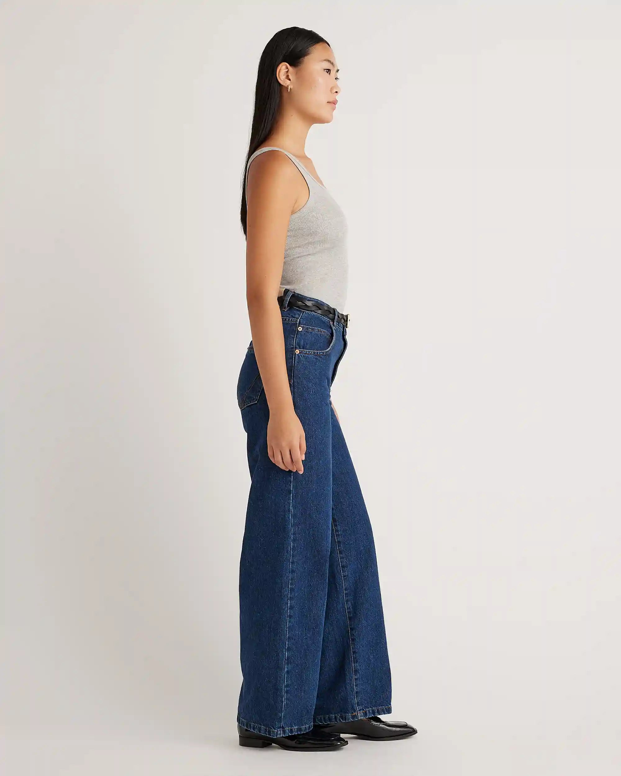 Organic Cotton Micro-Rib Scoop Neck Tank
