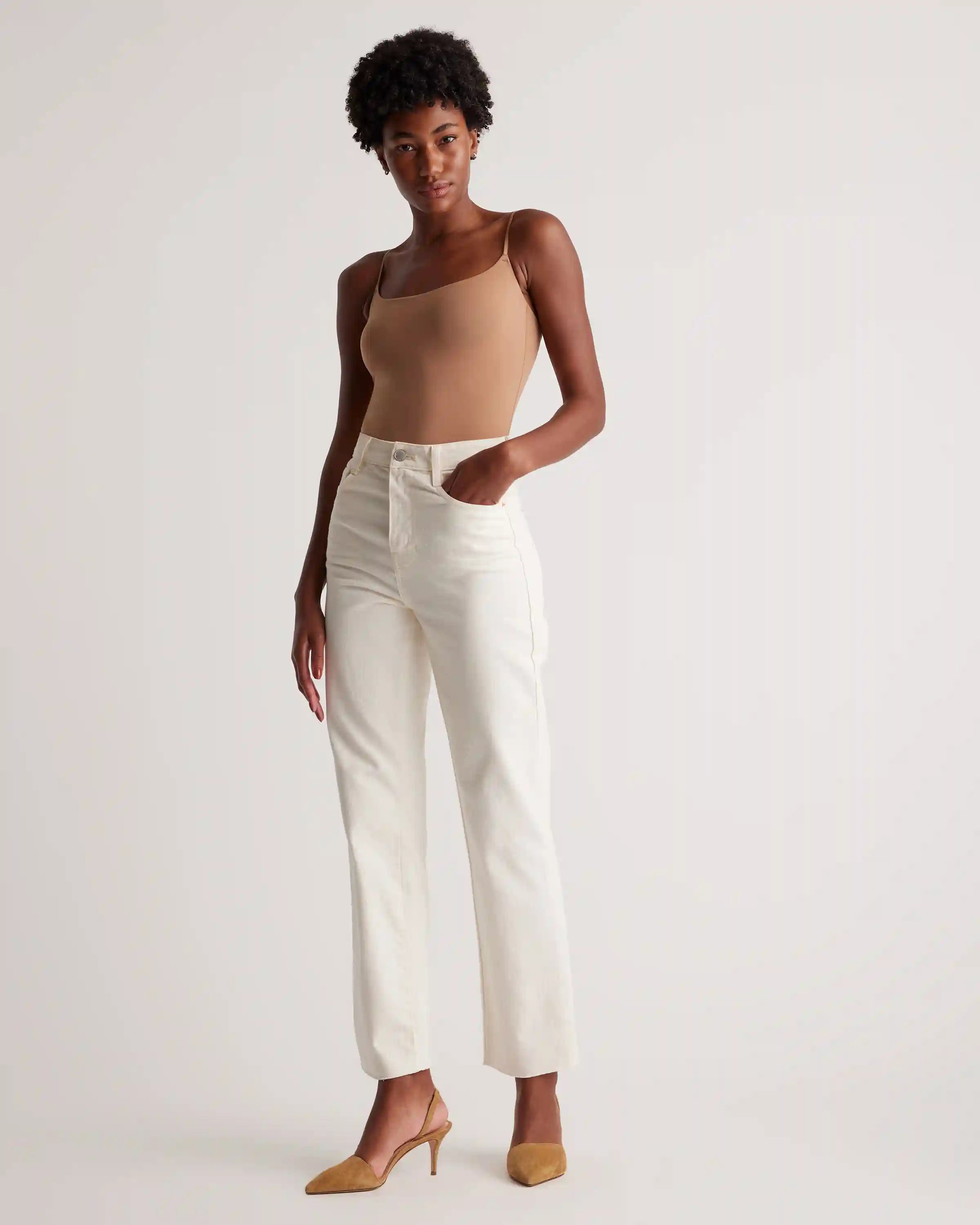 Second Skin Scoop Neck Cami Bodysuit