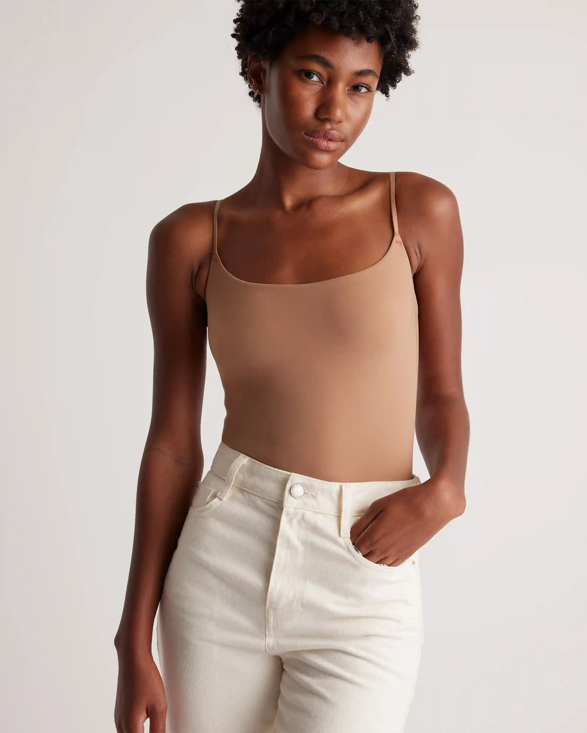 Second Skin Scoop Neck Cami Bodysuit