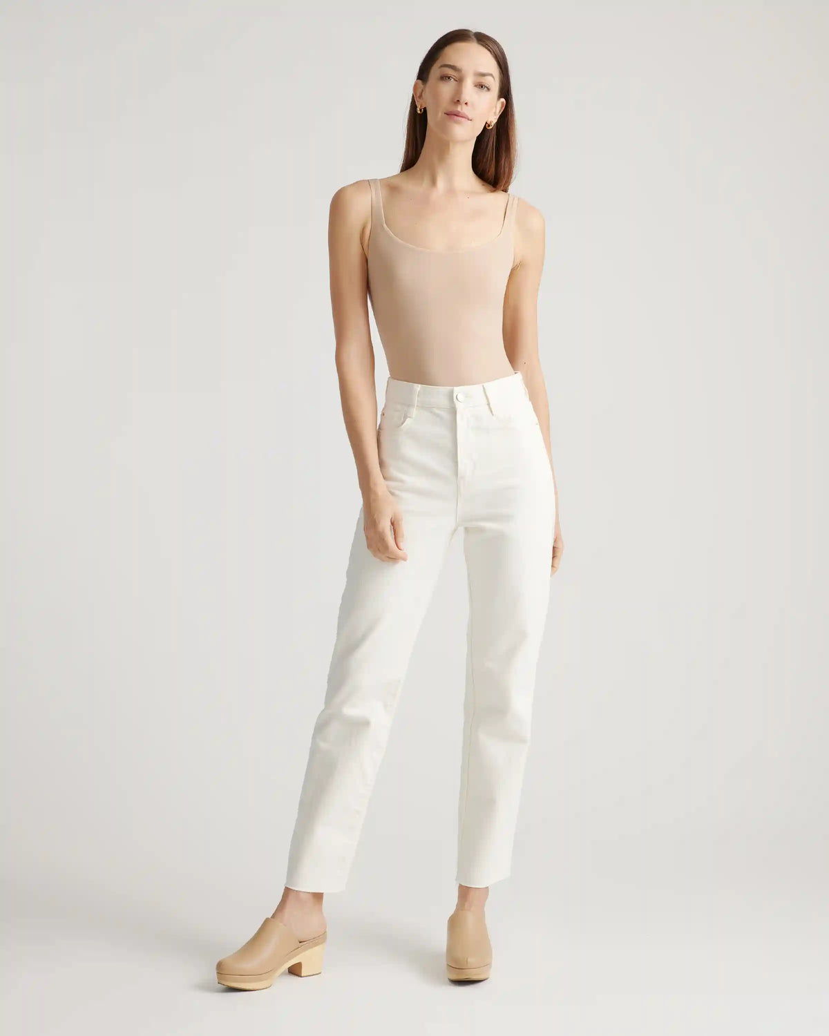 Second Skin Square Neck Tank Bodysuit