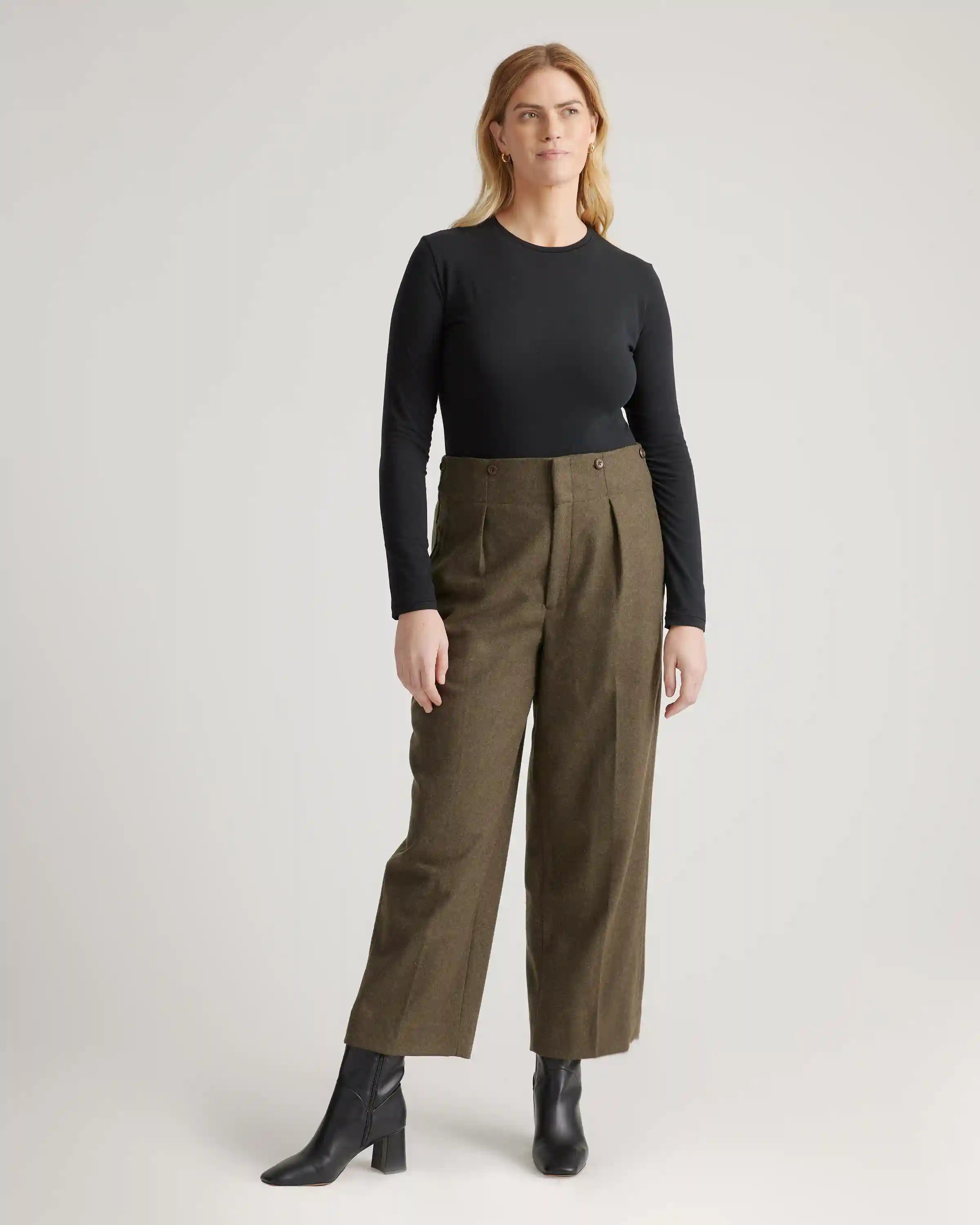 Stretch Cotton Jersey Long Sleeve Bodysuit
