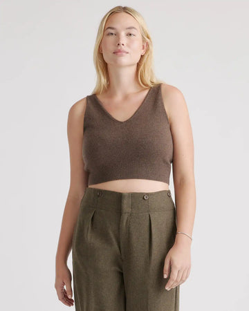 Mongolian Spring Cashmere Cropped Tank