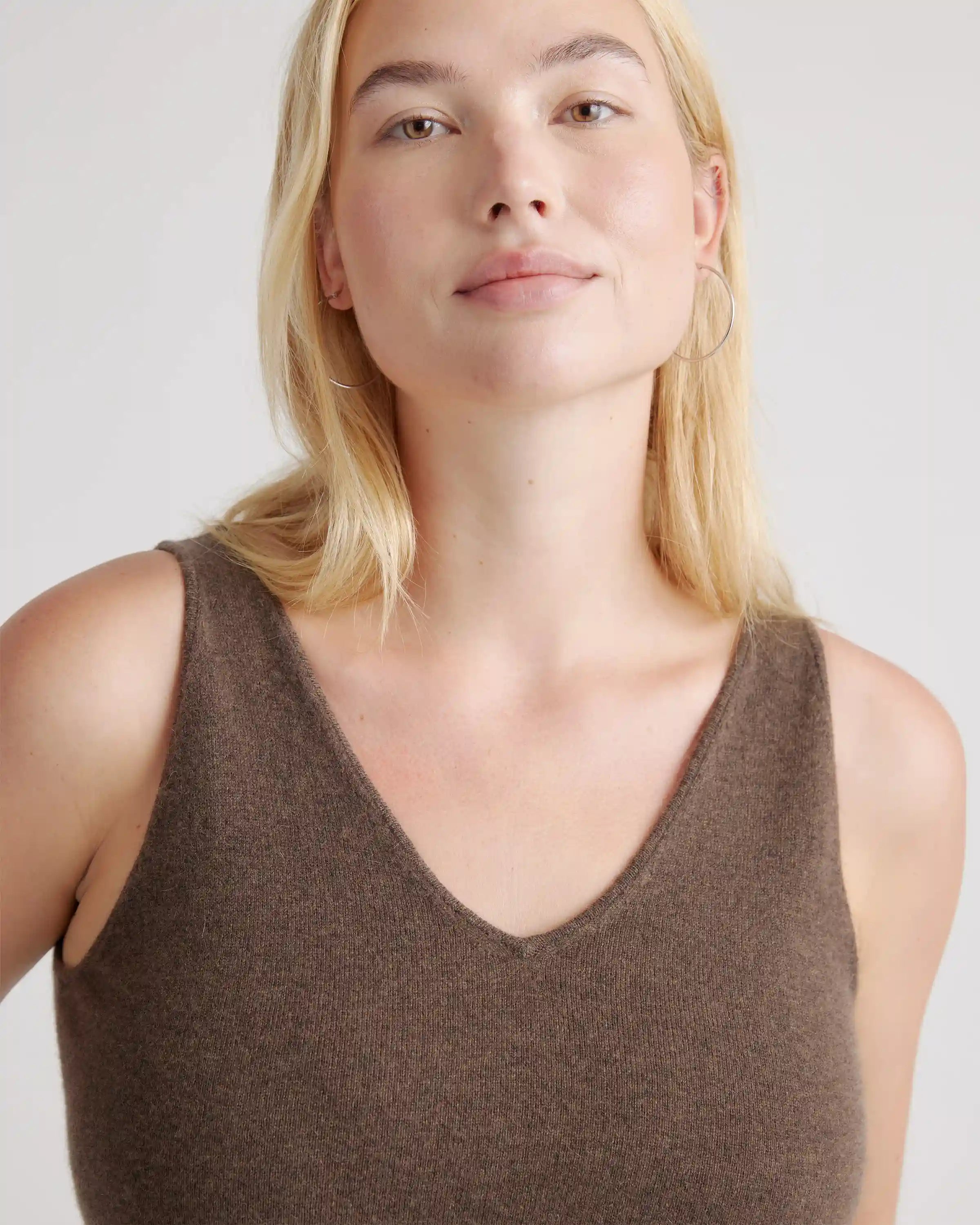 Mongolian Spring Cashmere Cropped Tank