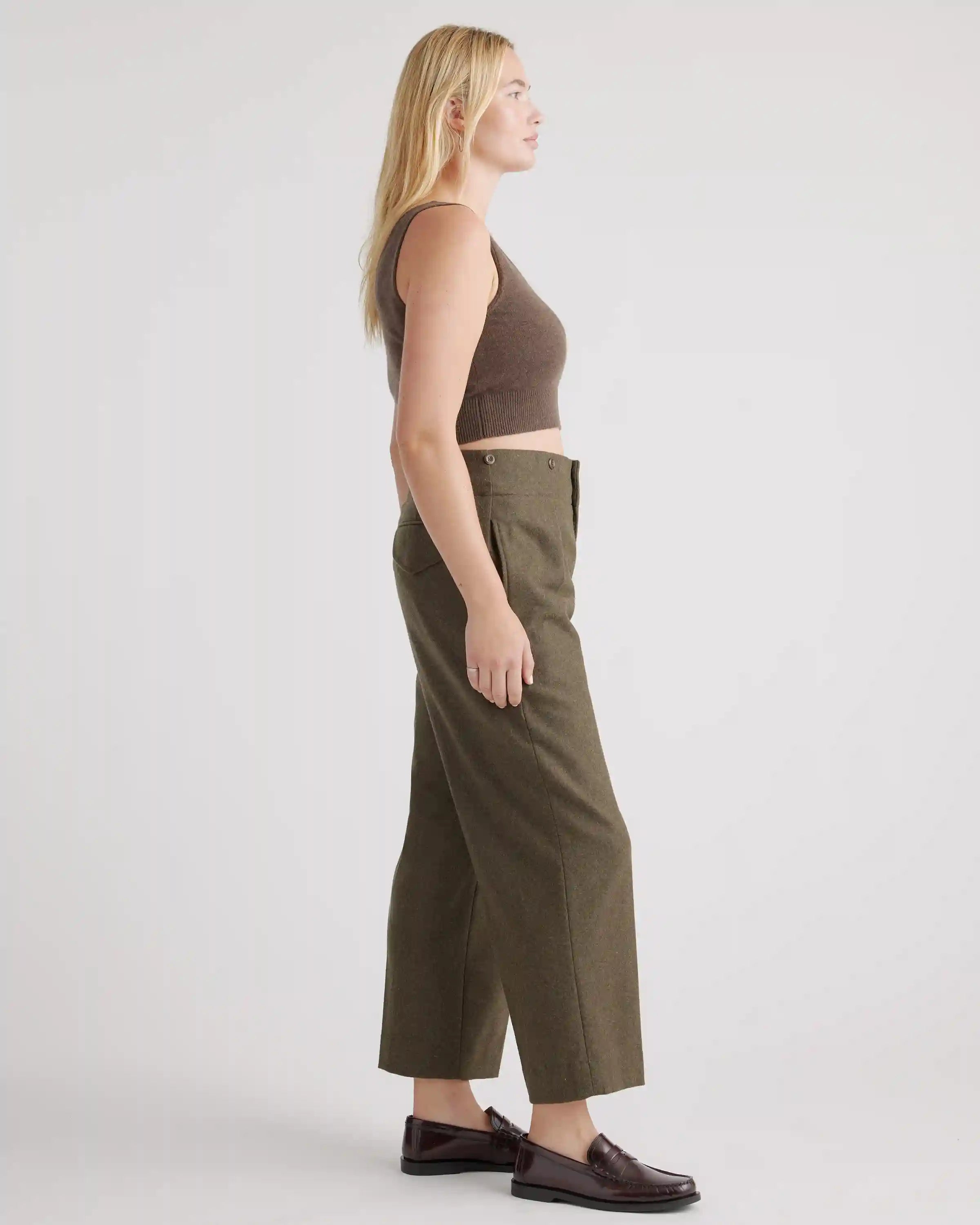Mongolian Spring Cashmere Cropped Tank