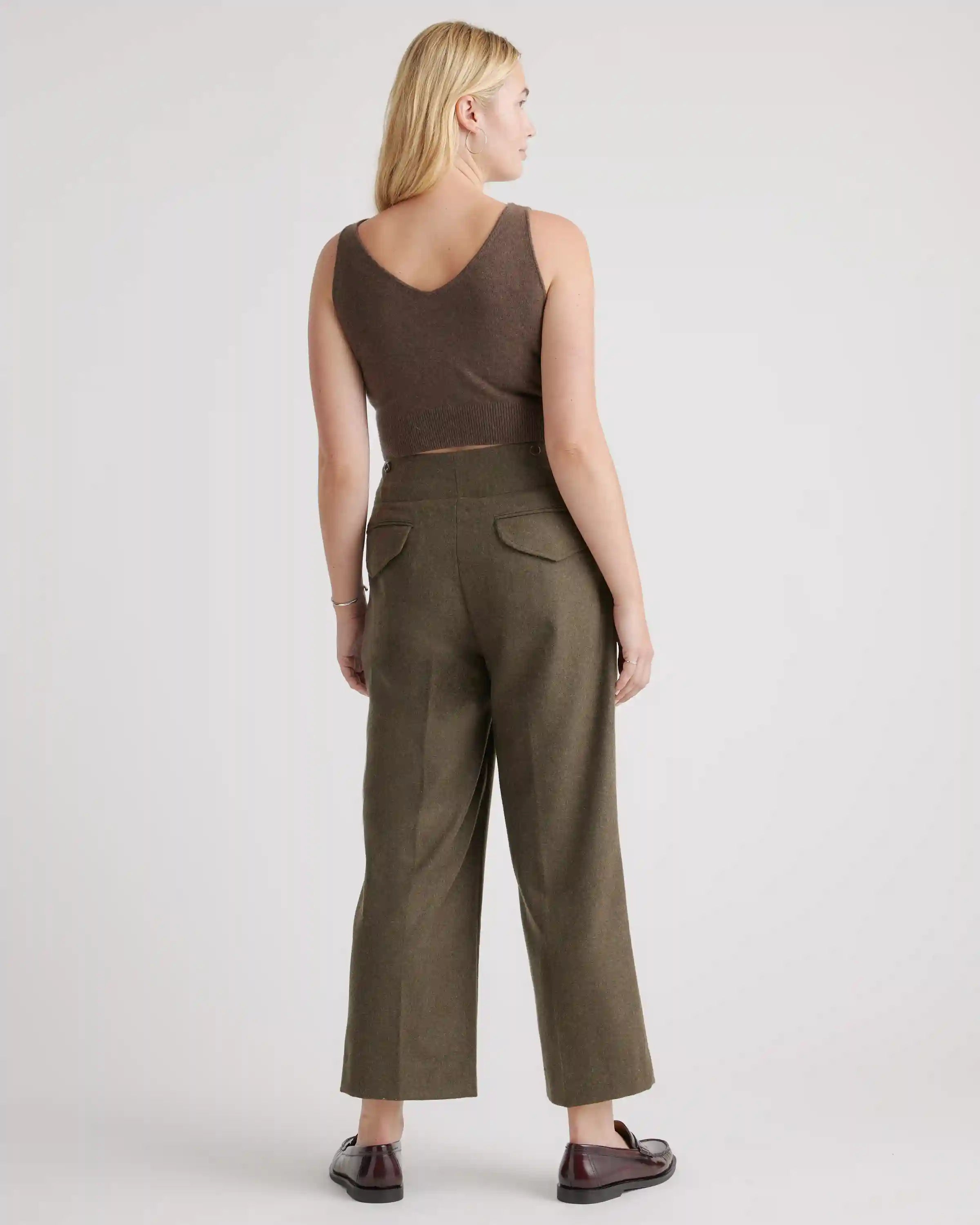 Mongolian Spring Cashmere Cropped Tank