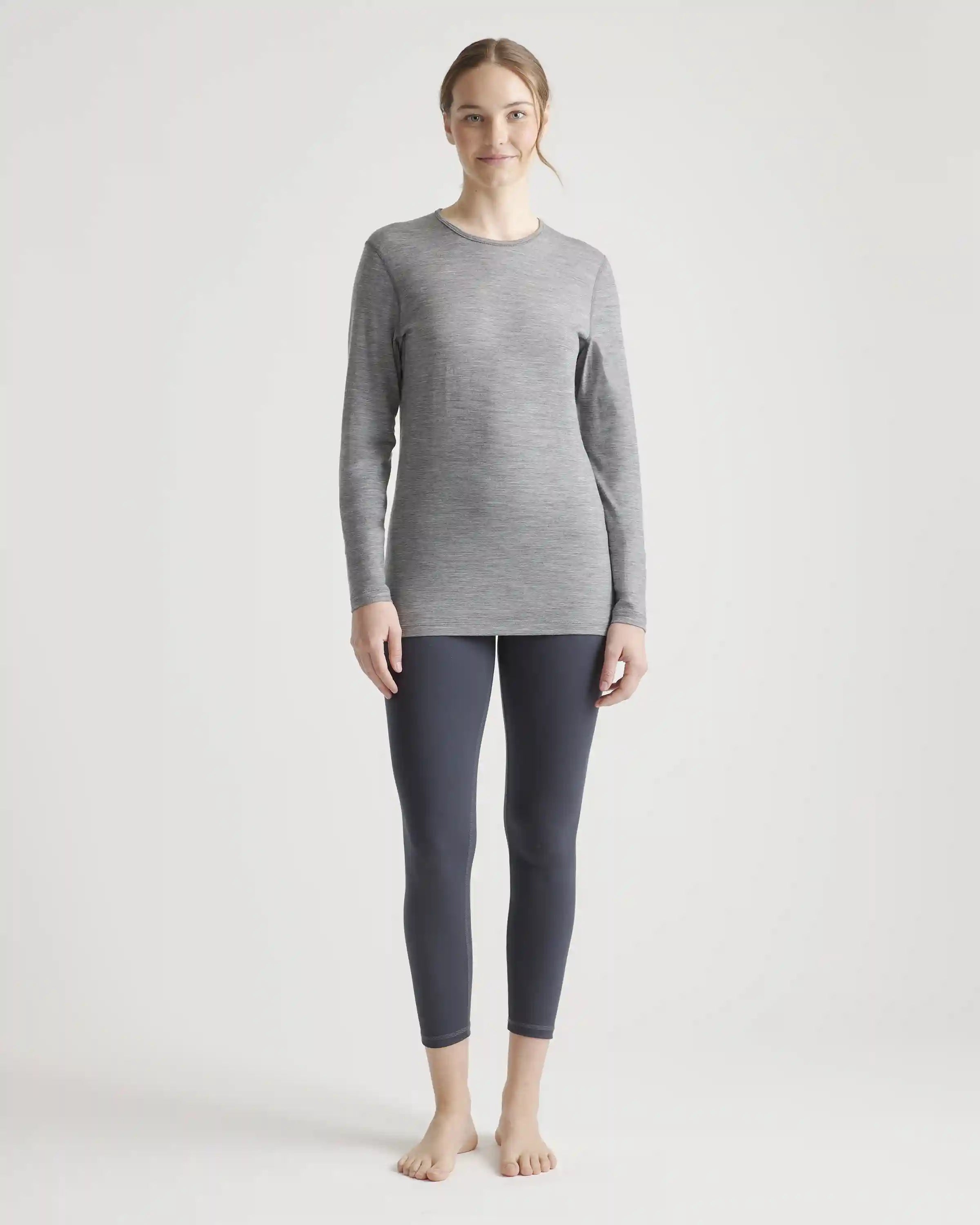 100% Merino Wool All-Season Long Sleeve Base Layer