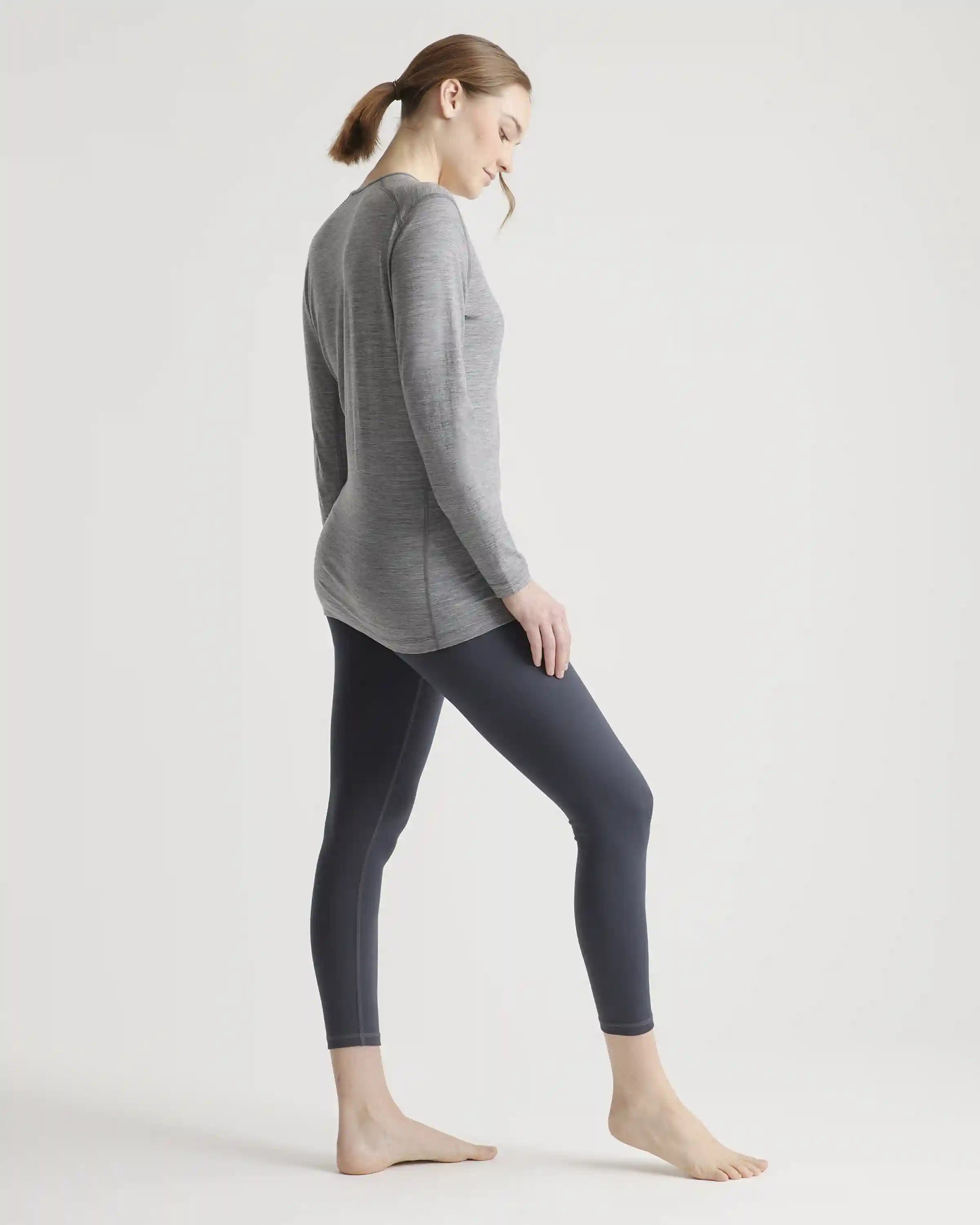 100% Merino Wool All-Season Long Sleeve Base Layer
