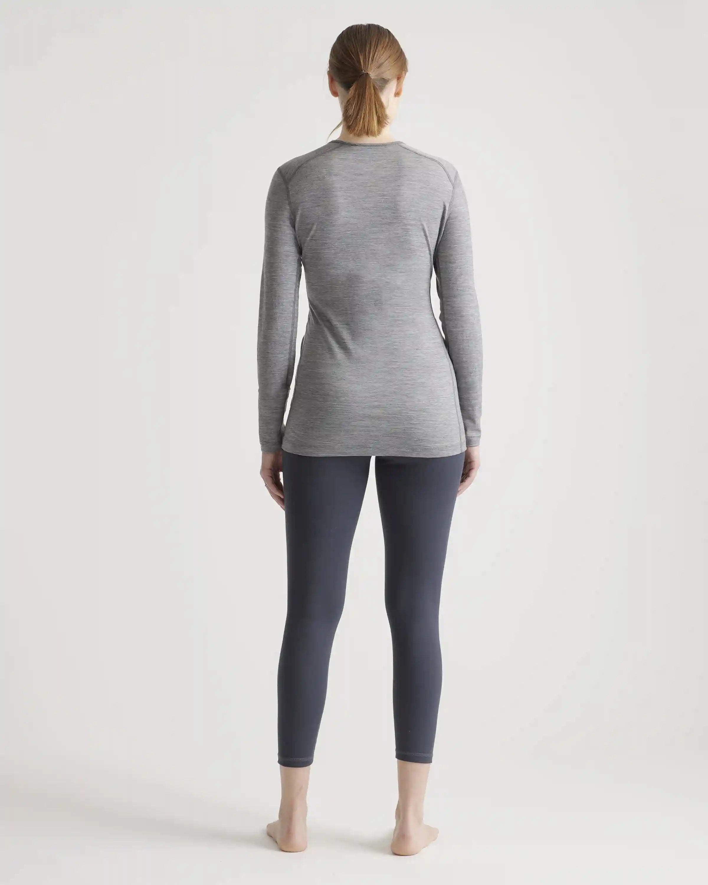 100% Merino Wool All-Season Long Sleeve Base Layer