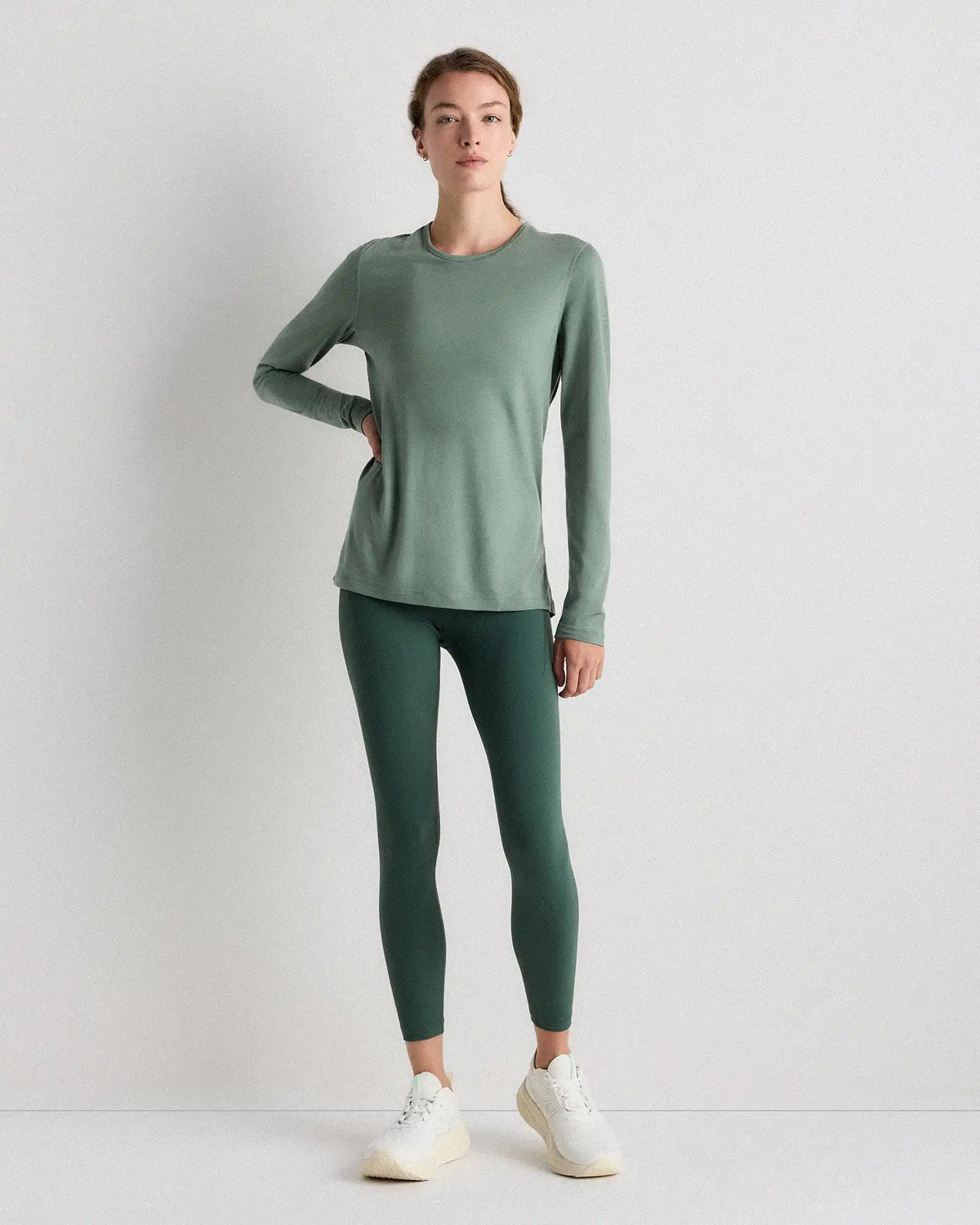 100% Merino Wool All-Season Long Sleeve Base Layer