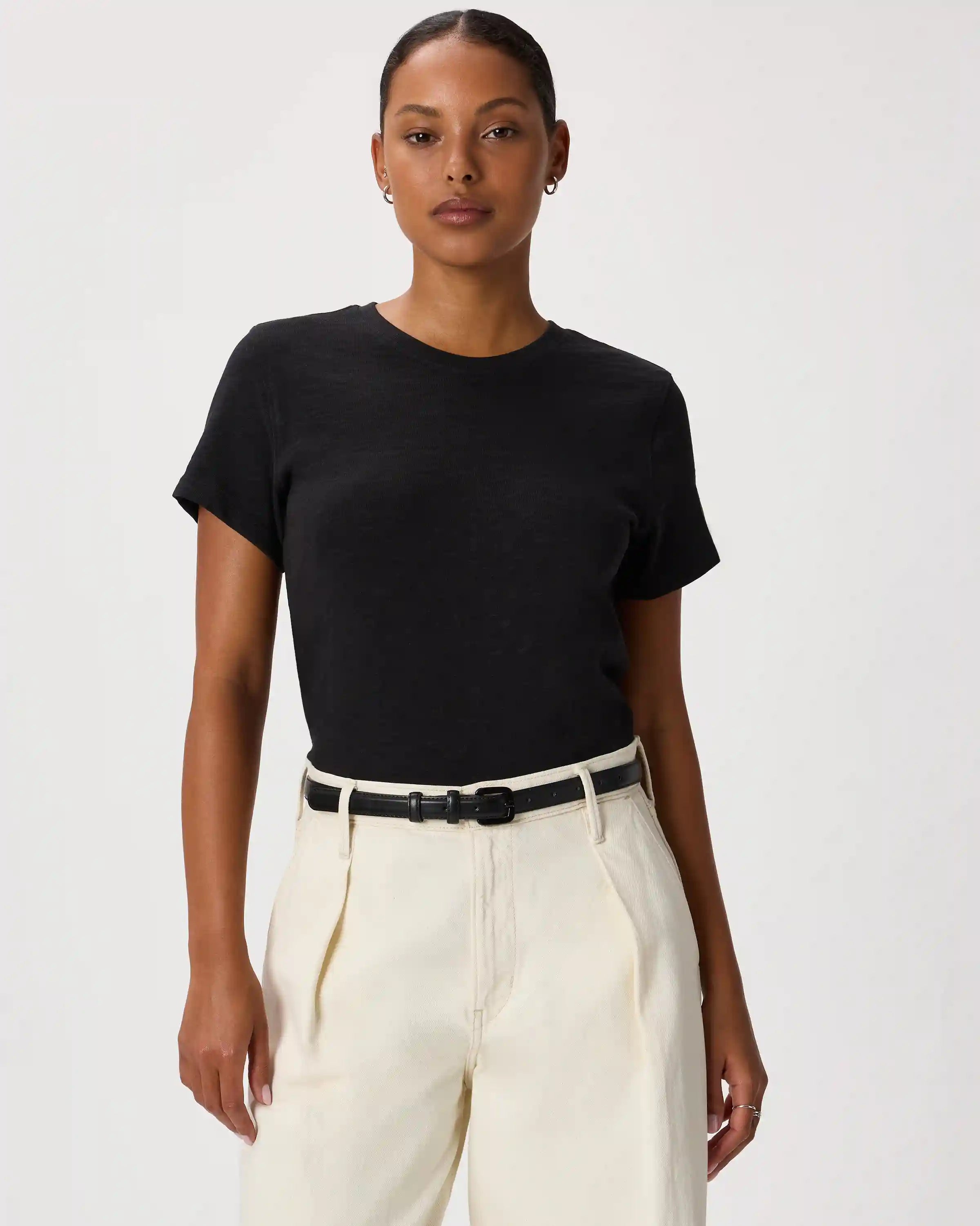 100% Organic Cotton Slub Crewneck Tee