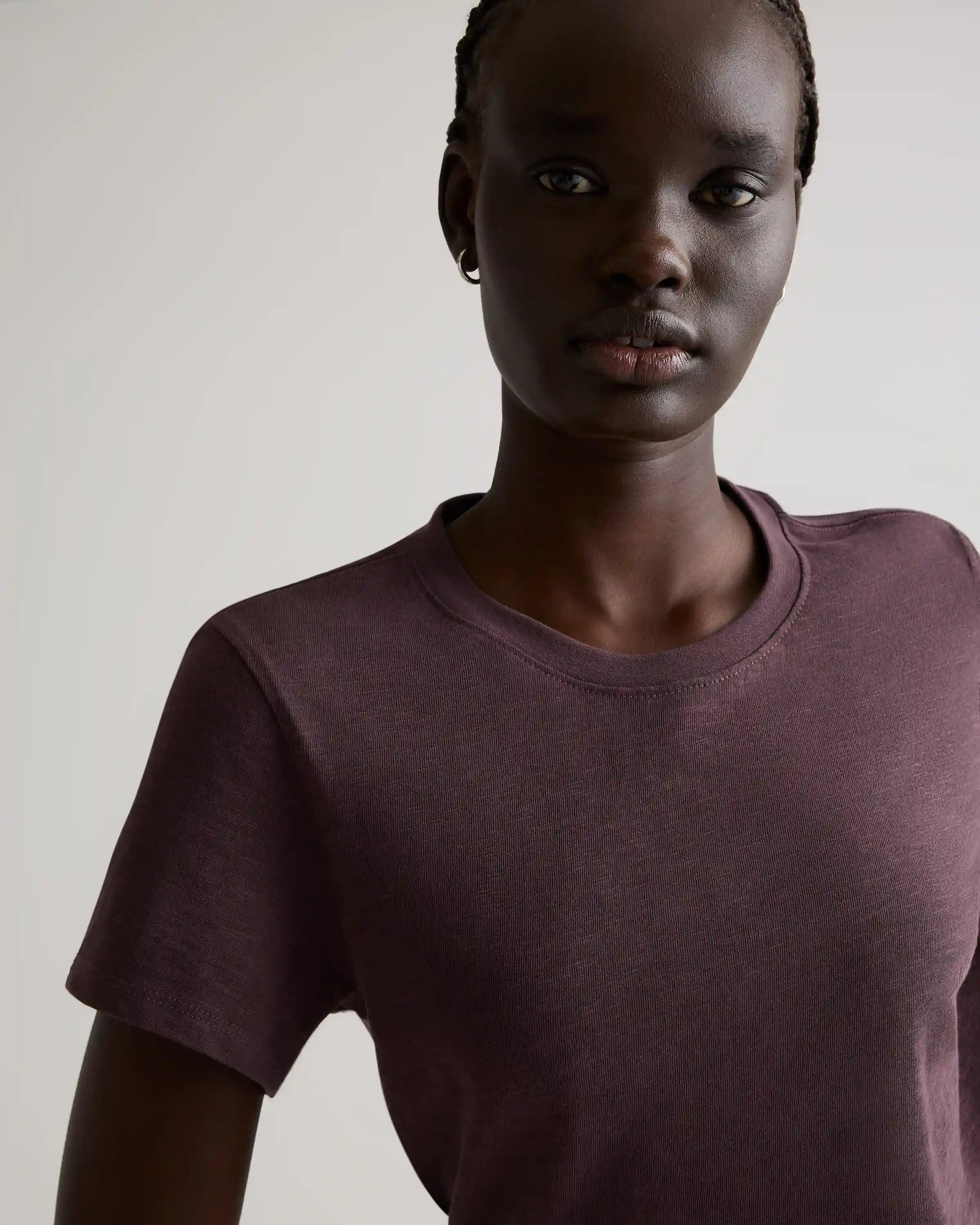 100% Organic Cotton Slub Crewneck Tee