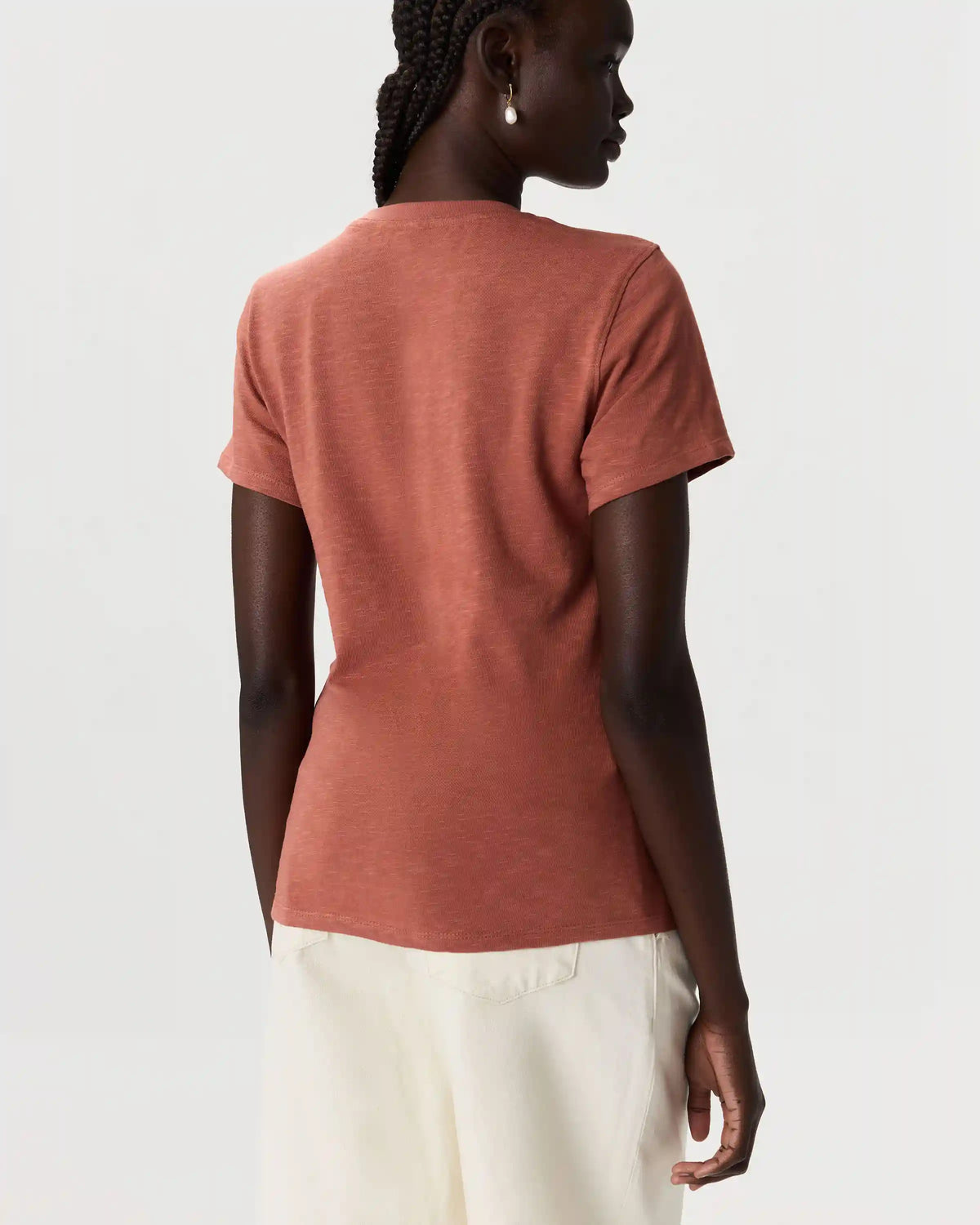 100% Organic Cotton Slub Crewneck Tee