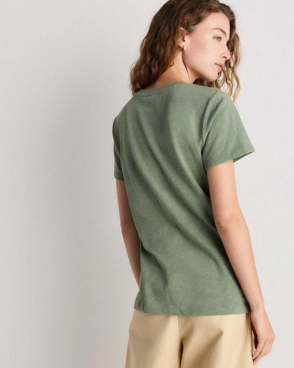 100% Organic Cotton Slub Crewneck Tee
