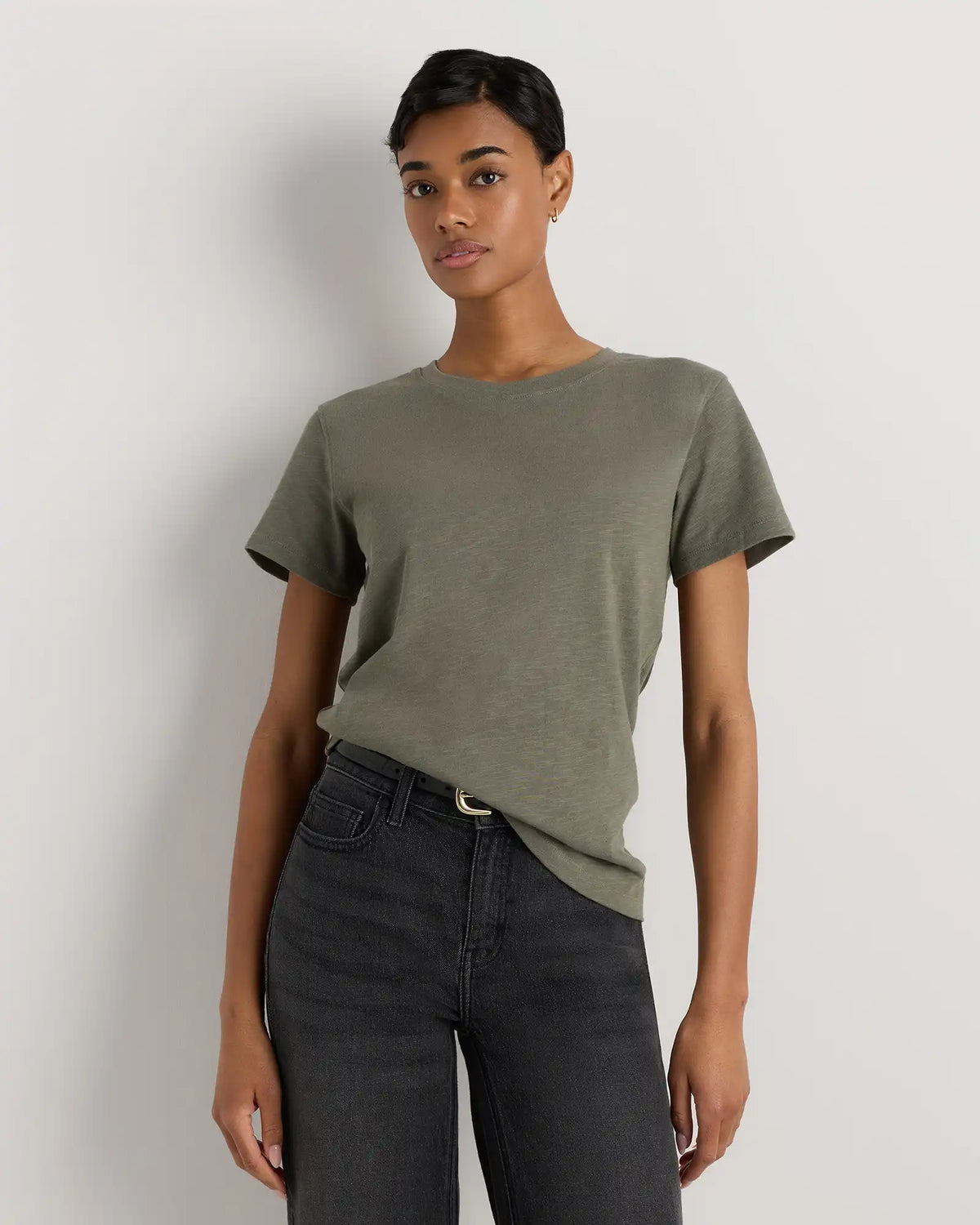 100% Organic Cotton Slub Crewneck Tee