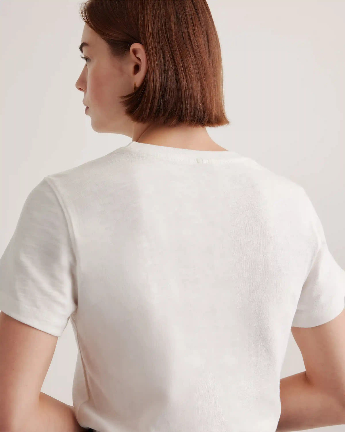 100% Organic Cotton Slub Crewneck Tee