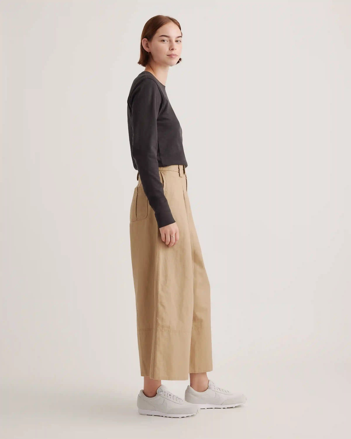 100% Organic Cotton Slub Long Sleeve Tee