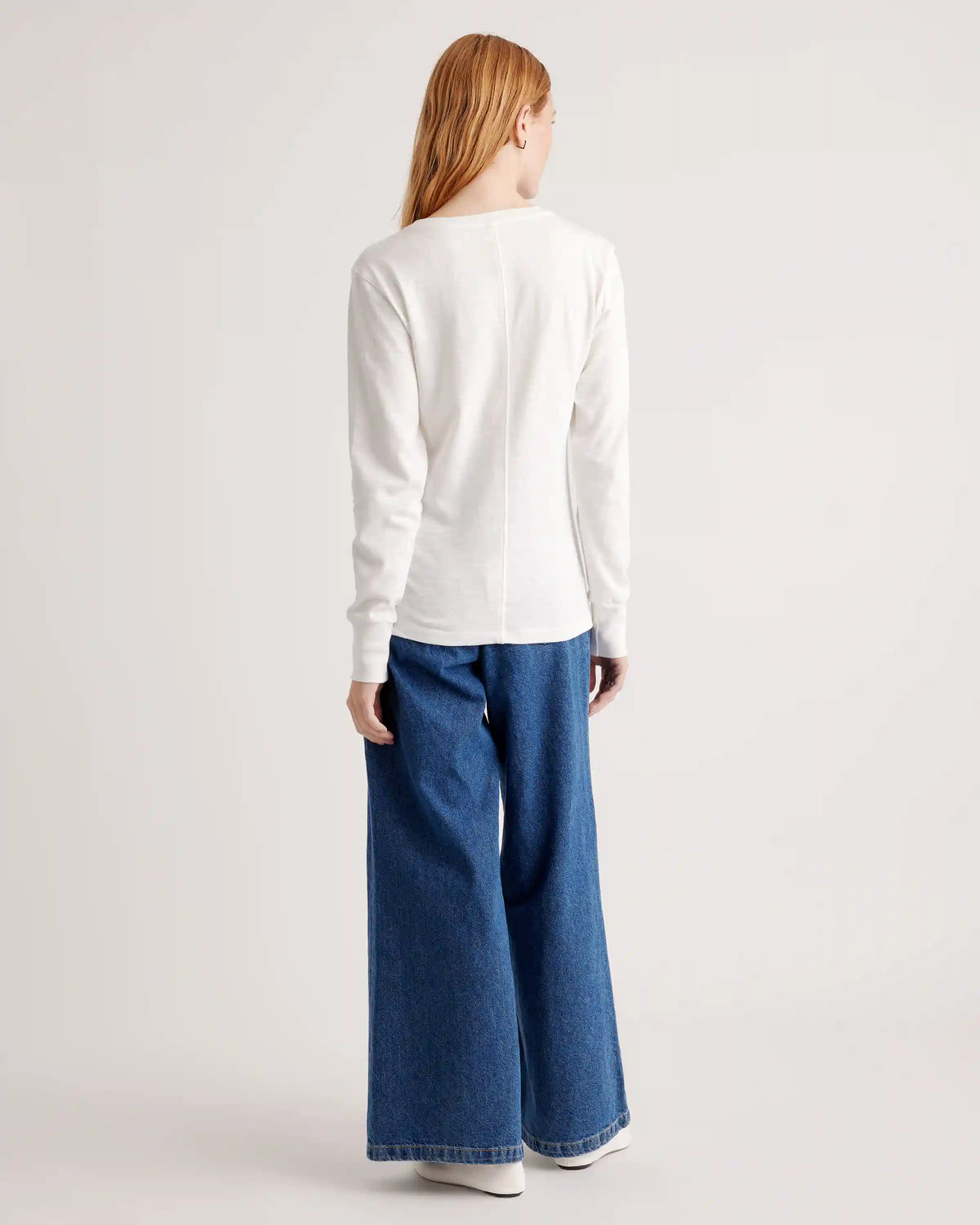 100% Organic Cotton Slub Long Sleeve Tee