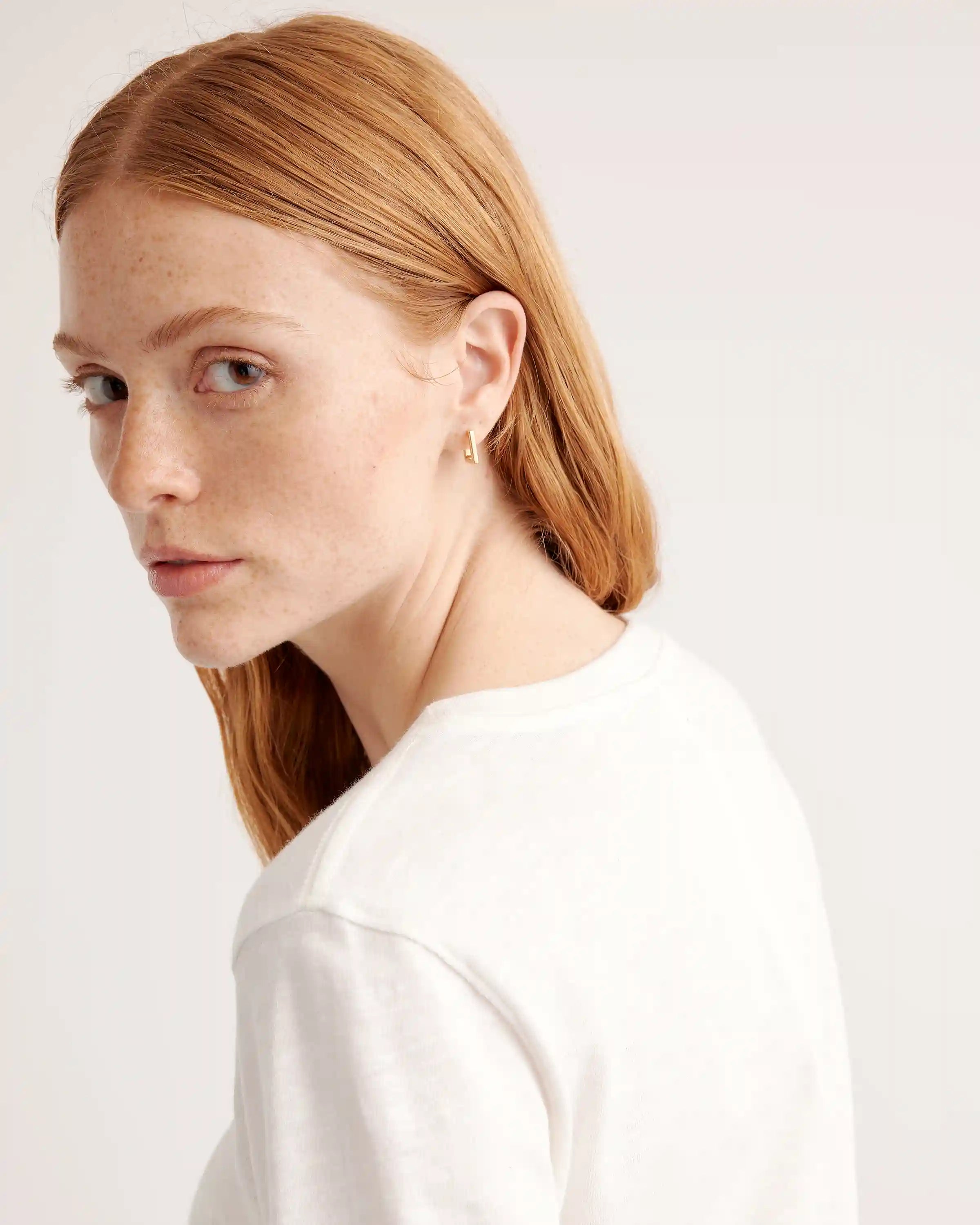 100% Organic Cotton Slub Long Sleeve Tee