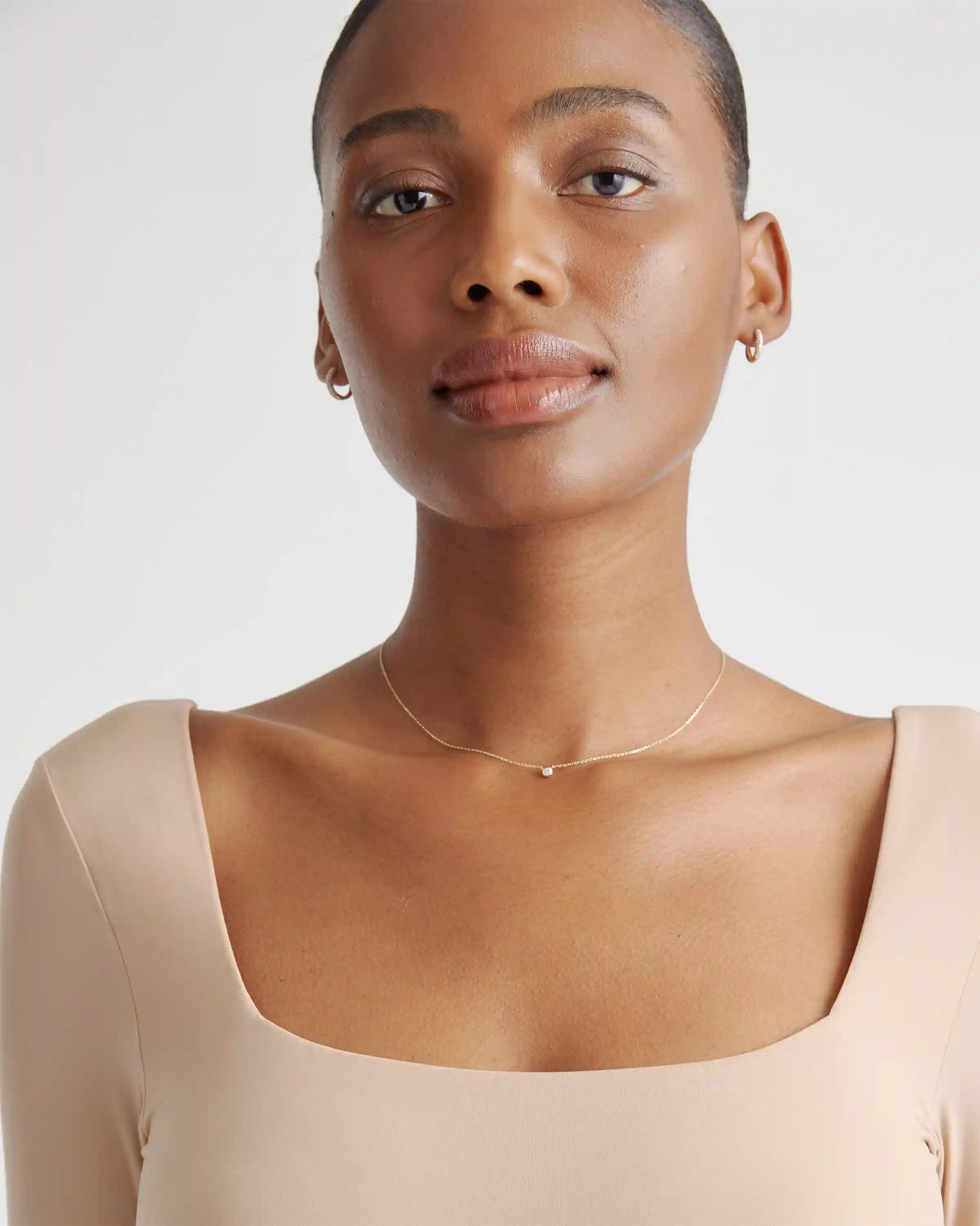 Second Skin Square Neck Long Sleeve Bodysuit