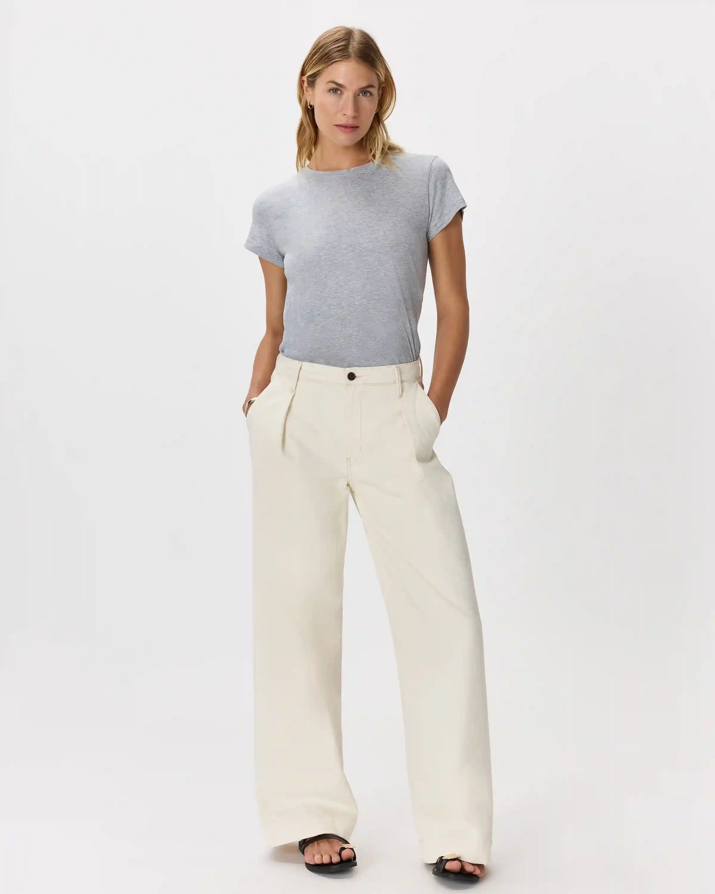 Cotton Modal Crew Neck Swing Tee