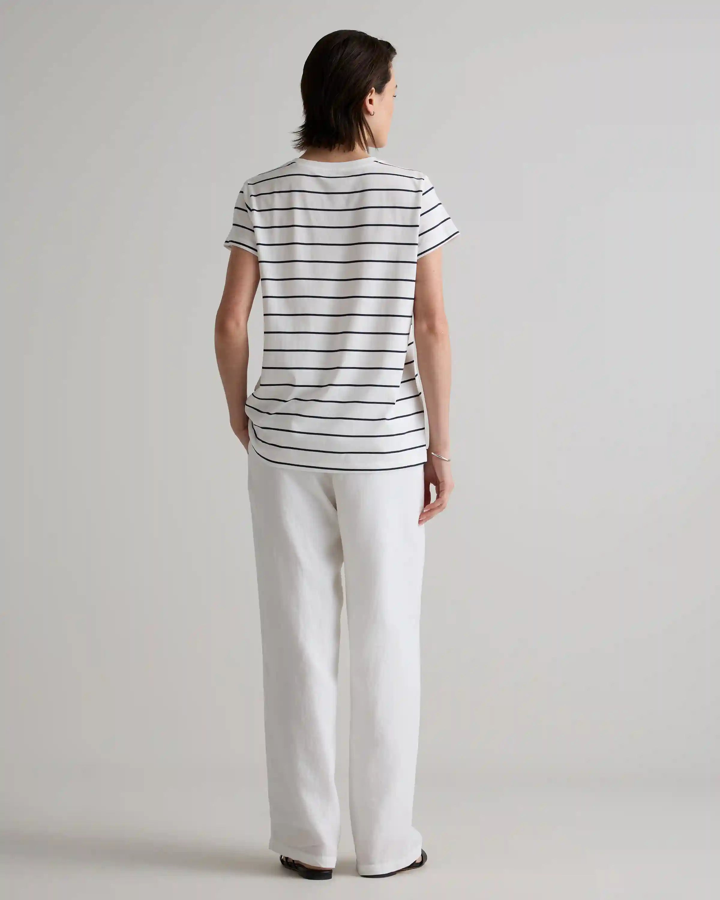 Cotton Modal Crew Neck Swing Tee