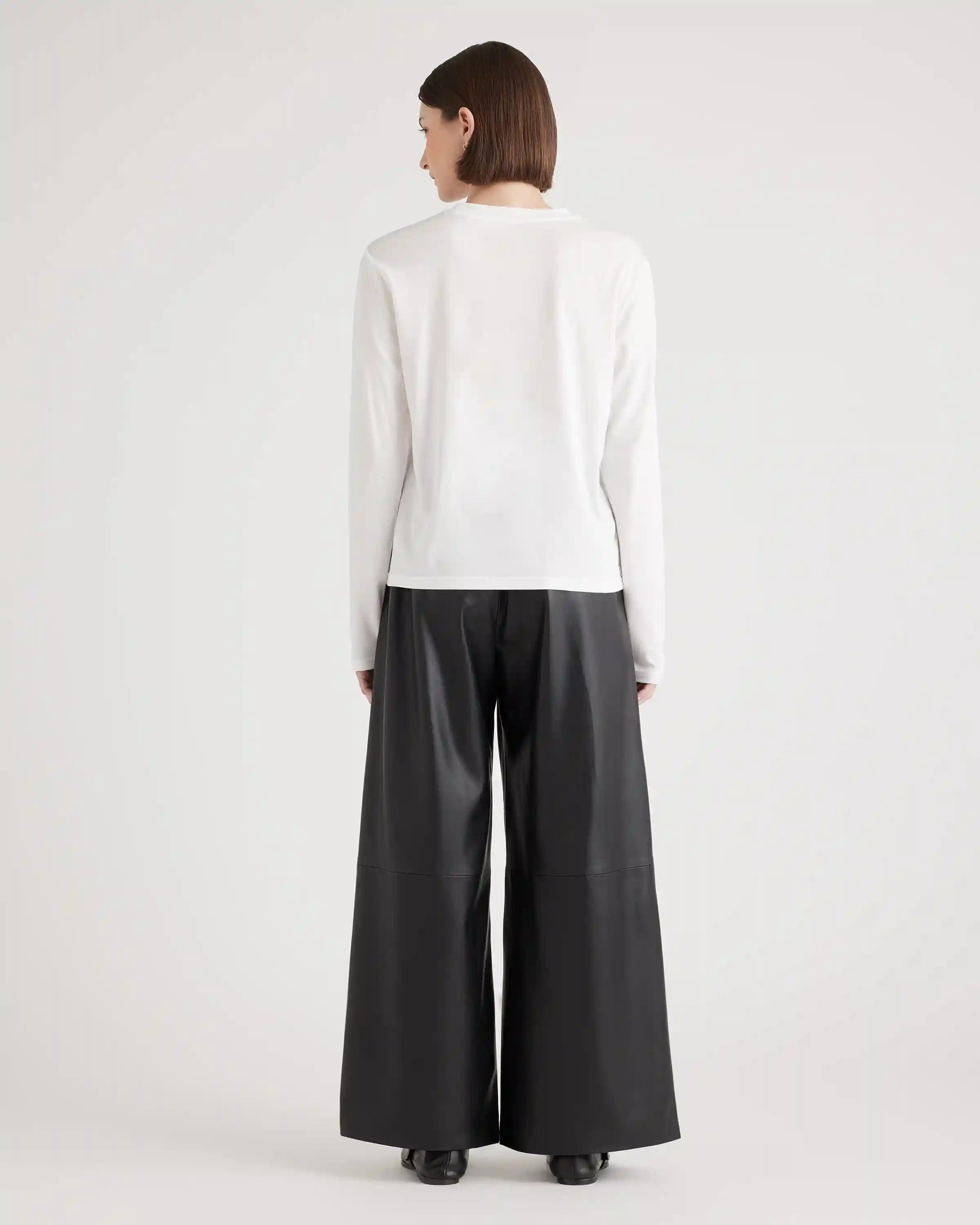 Cotton Modal Relaxed Long Sleeve Tee
