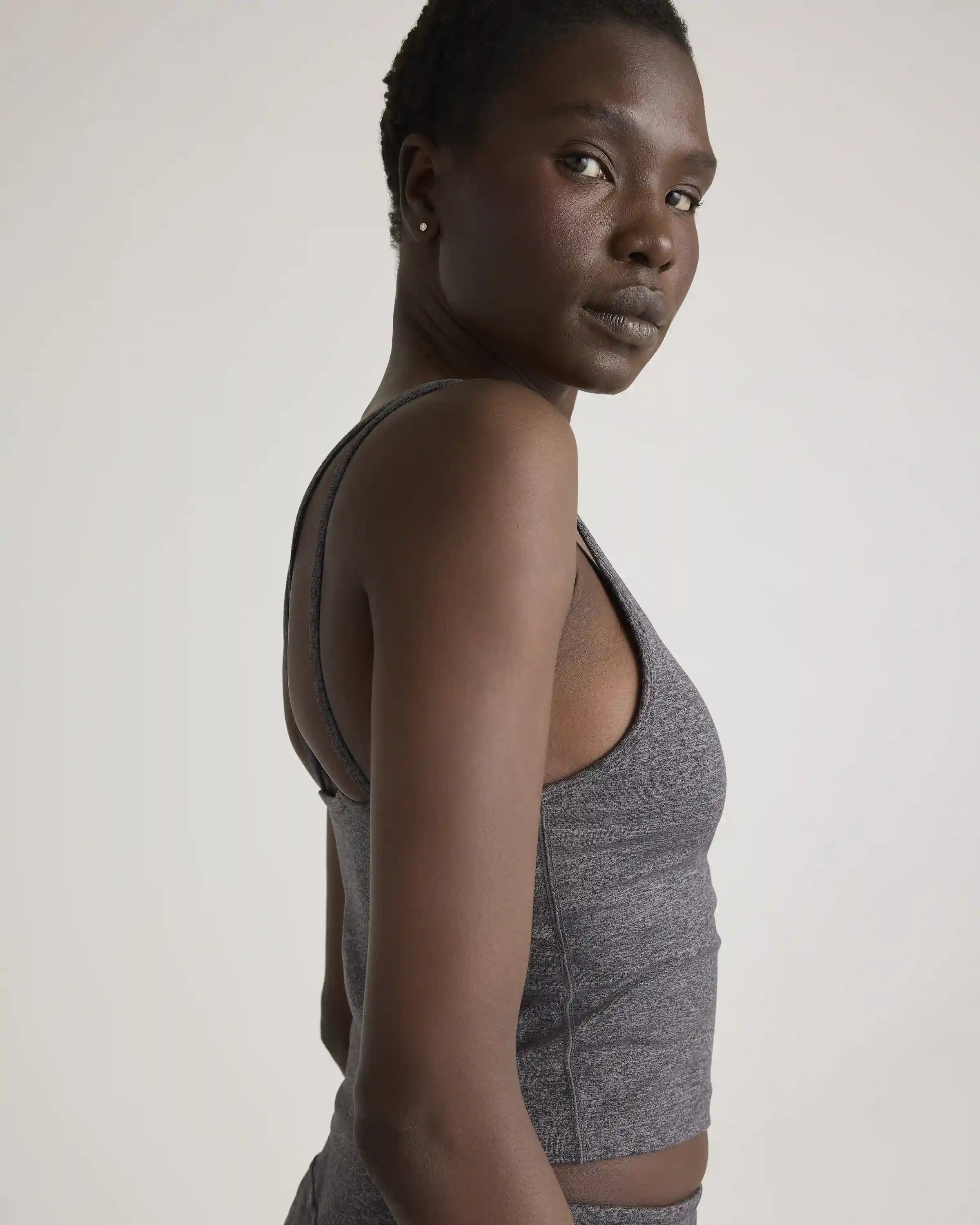 Ultra-Soft Strappy Cropped Tank