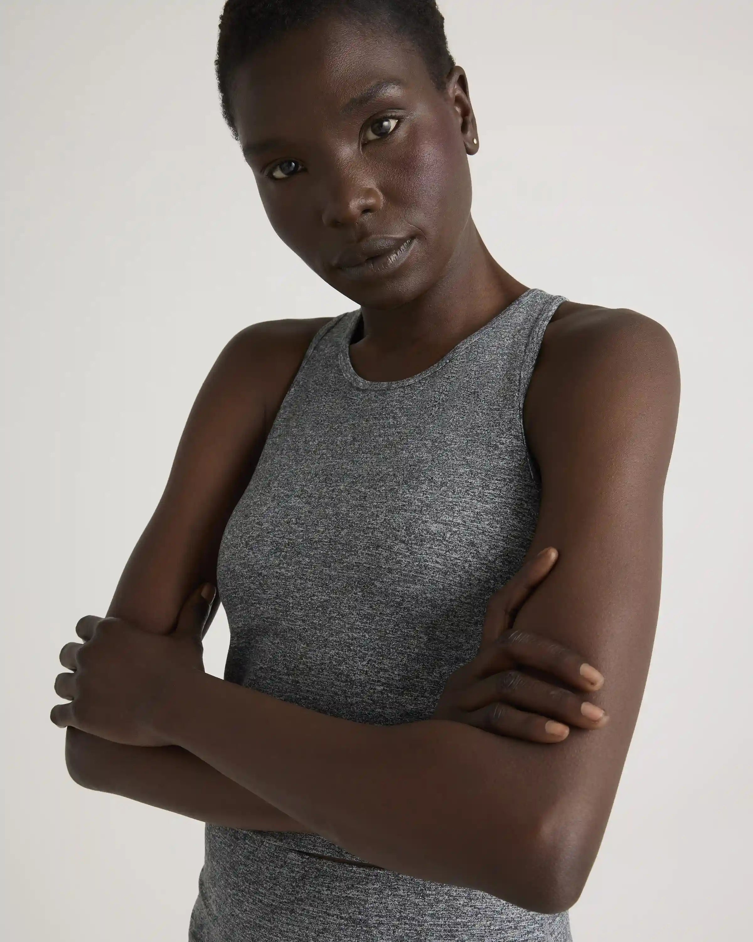 Ultra-Soft High Neck Cropped Tank