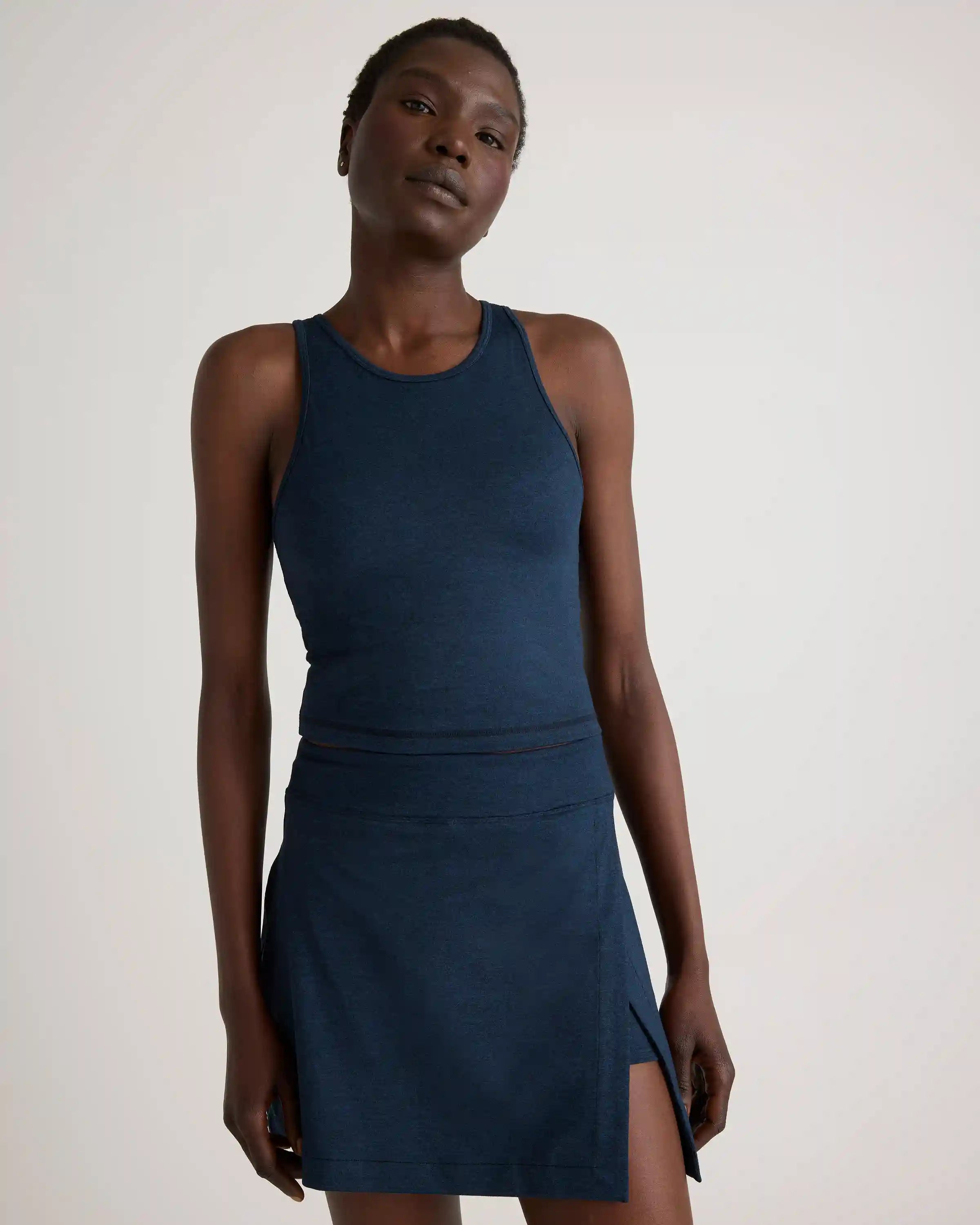 Ultra-Soft High Neck Cropped Tank