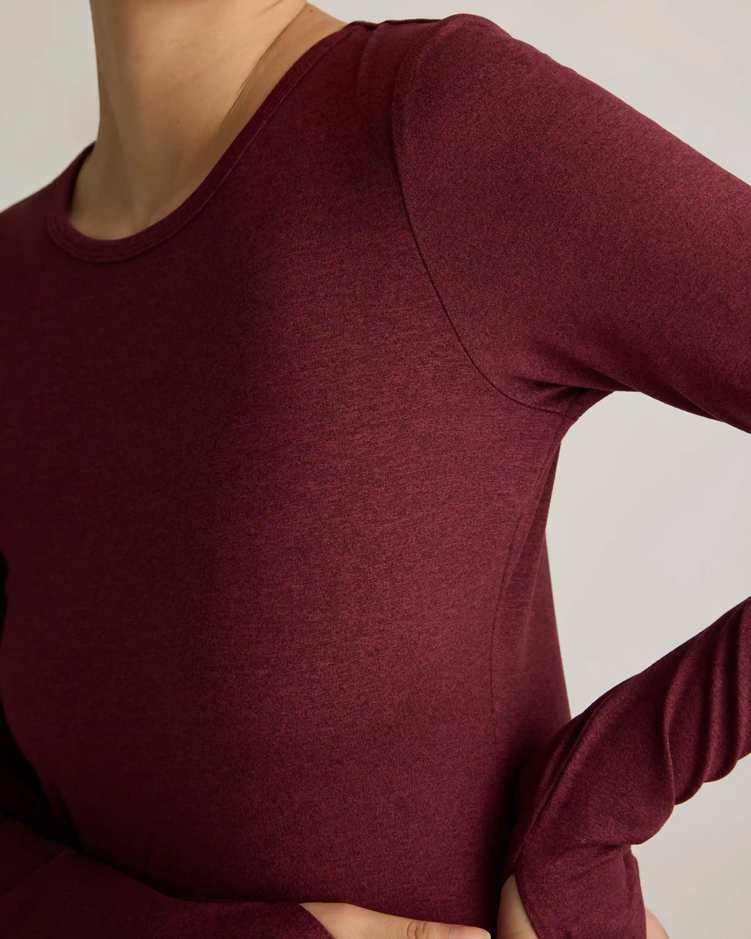 Ultra-Soft Fitted Long Sleeve Top