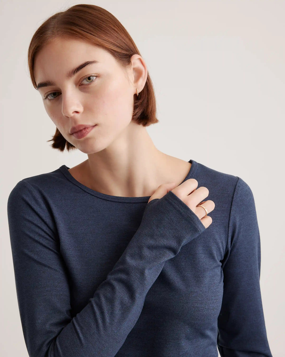 Ultra-Soft Fitted Long Sleeve Top