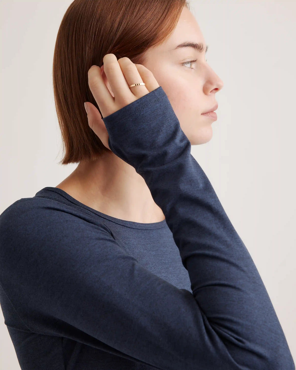 Ultra-Soft Fitted Long Sleeve Top