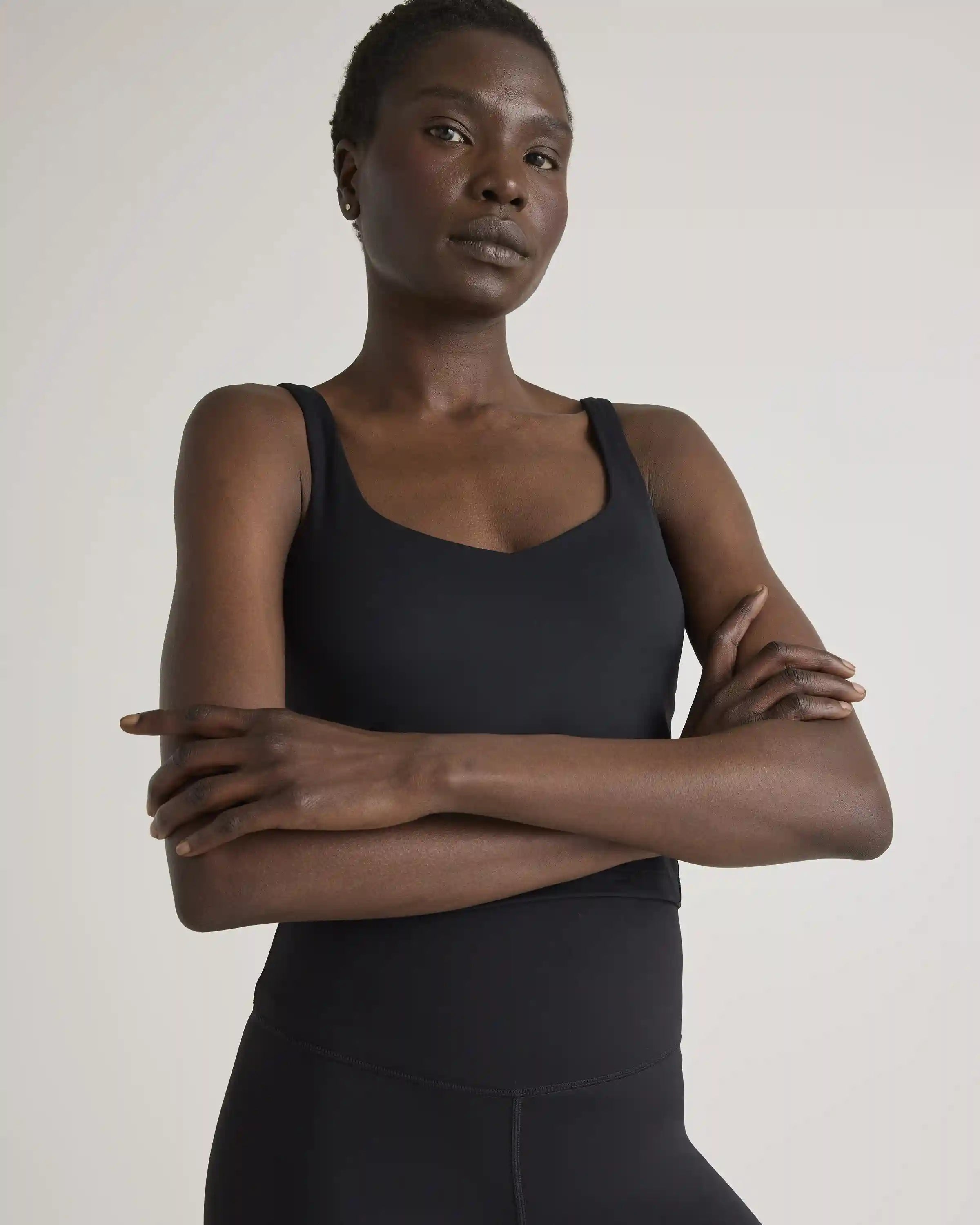 Ultra-Form V-Neck Cropped Tank