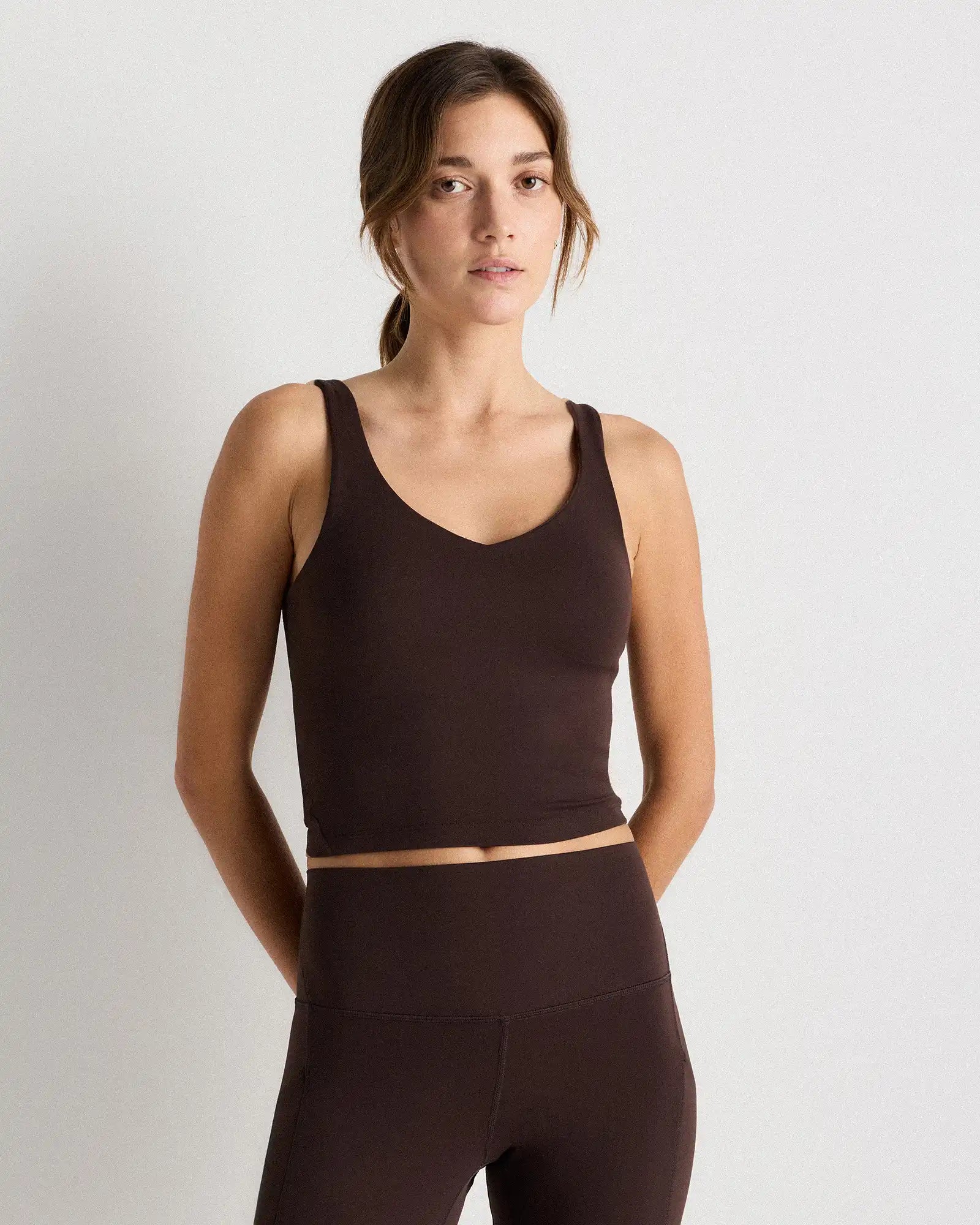 Ultra-Form V-Neck Cropped Tank