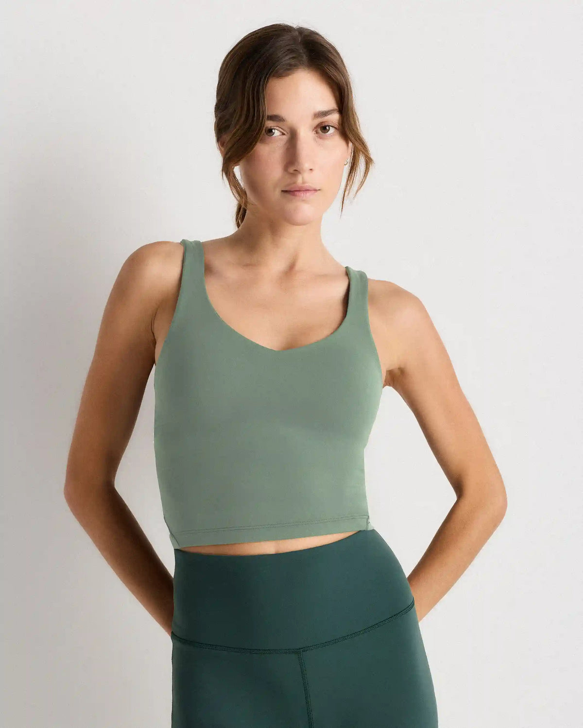Ultra-Form V-Neck Cropped Tank