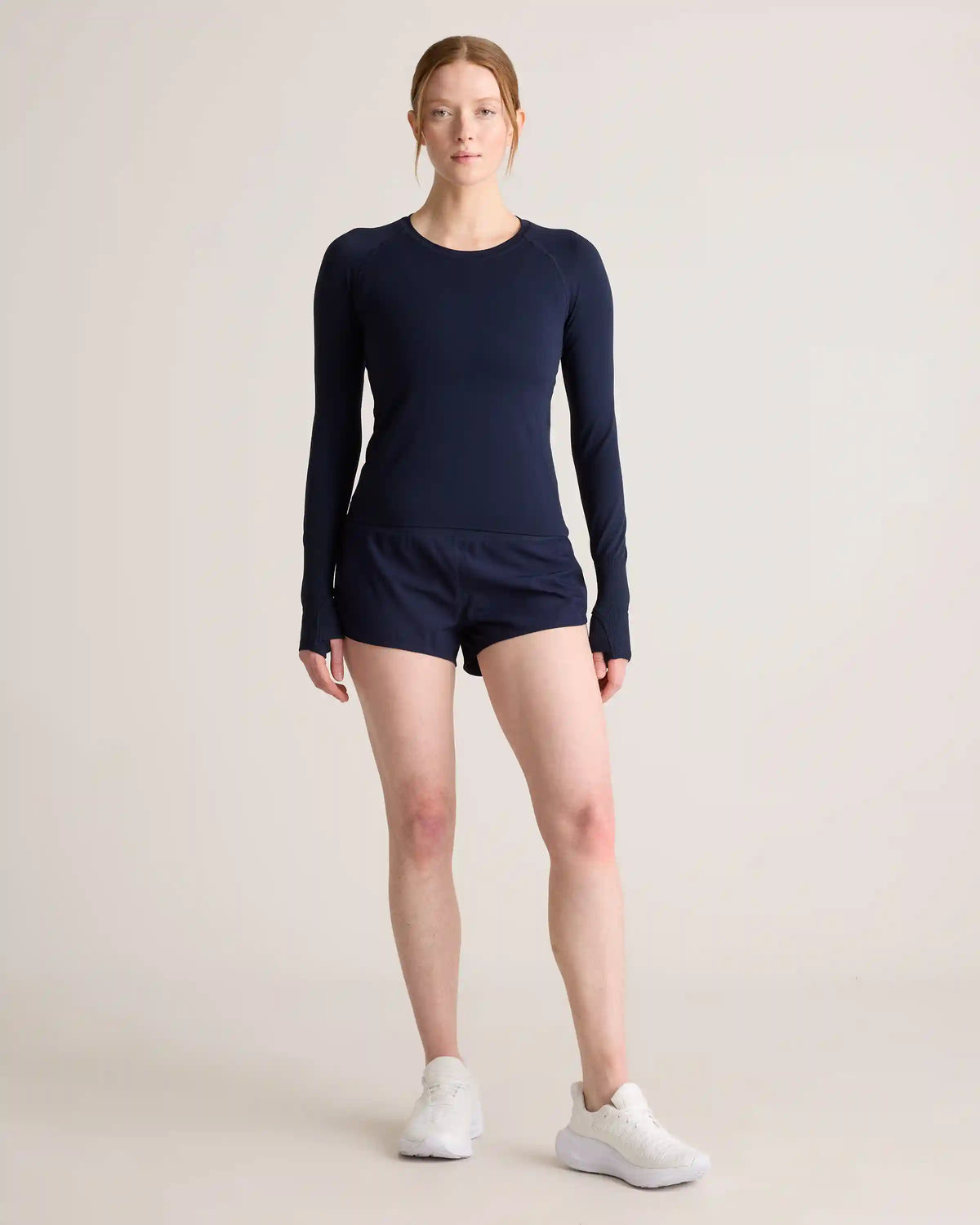 Seamless Waist-Length Long Sleeve Top