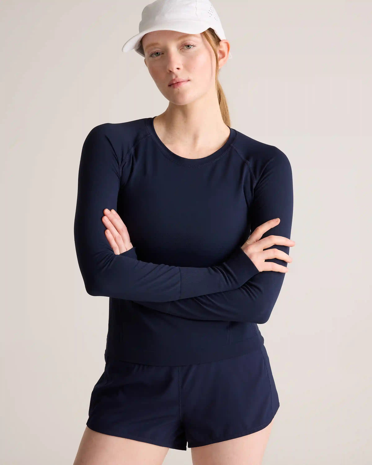 Seamless Waist-Length Long Sleeve Top