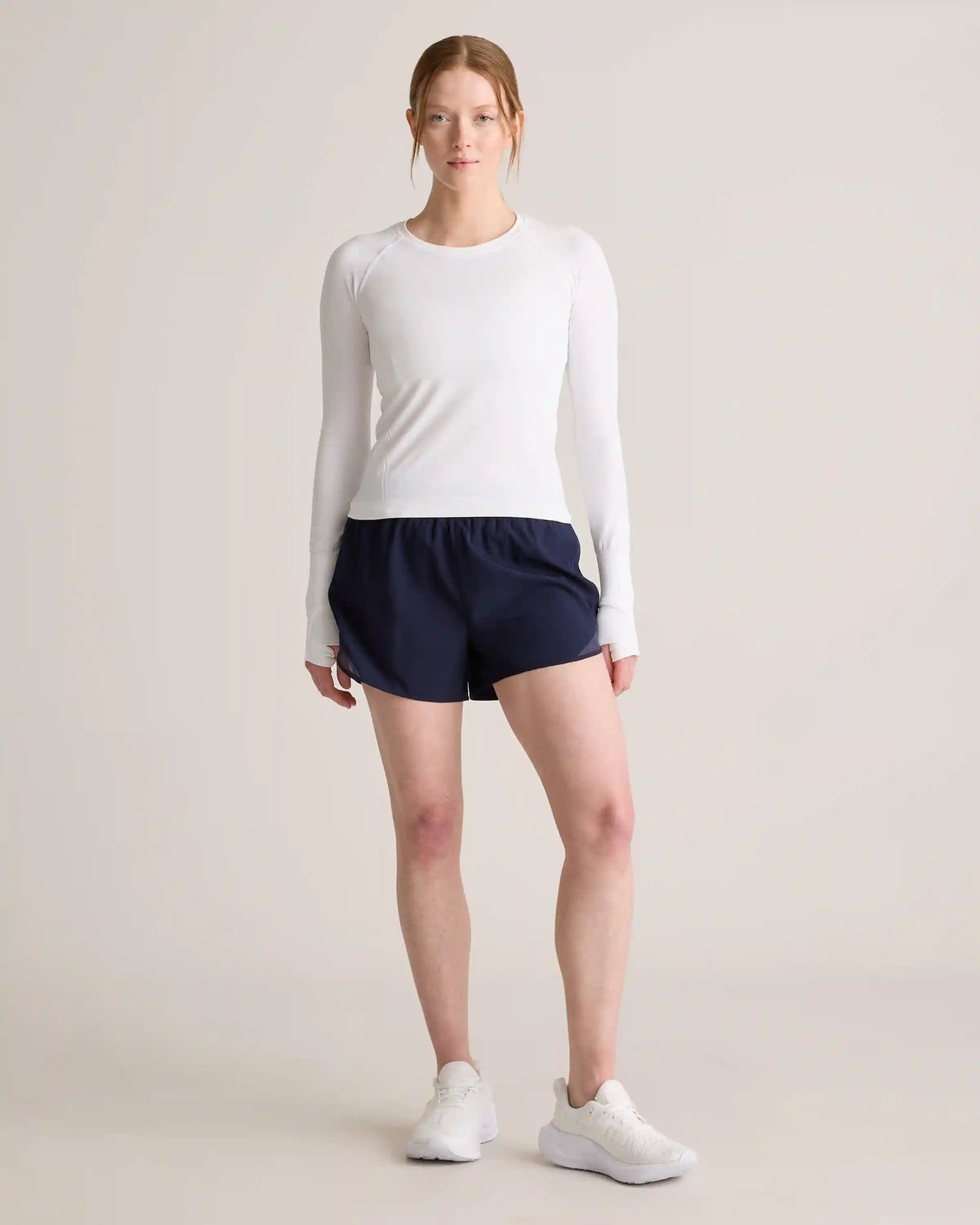 Seamless Waist-Length Long Sleeve Top