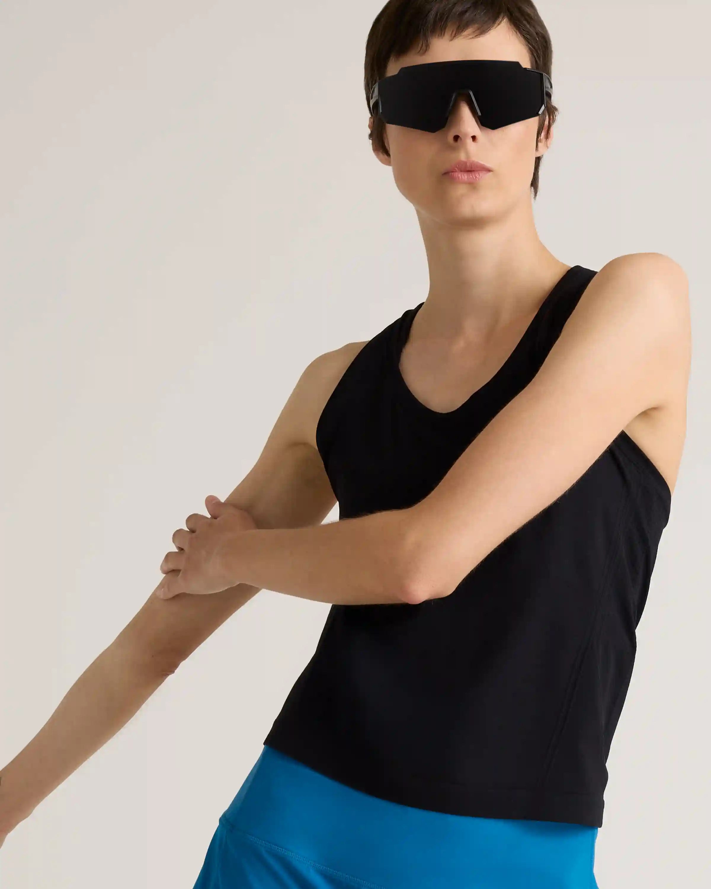 Seamless Waist-Length Racerback Tank