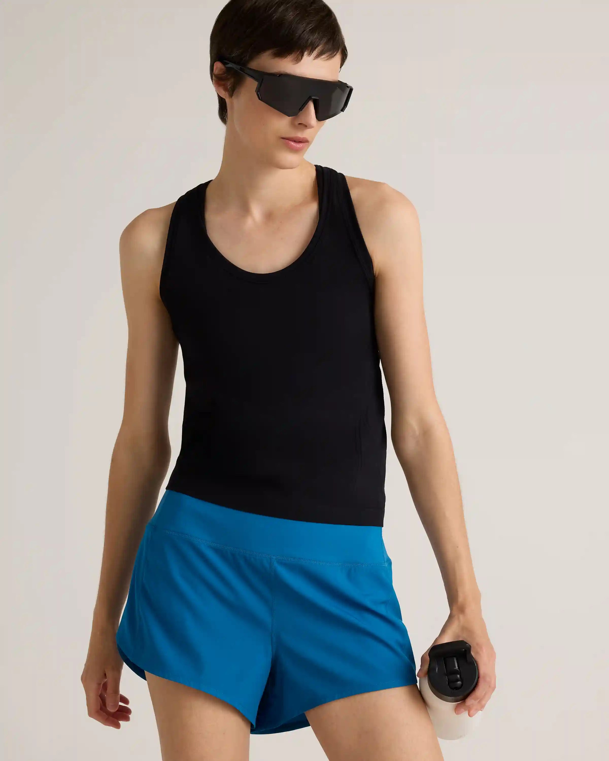 Seamless Waist-Length Racerback Tank