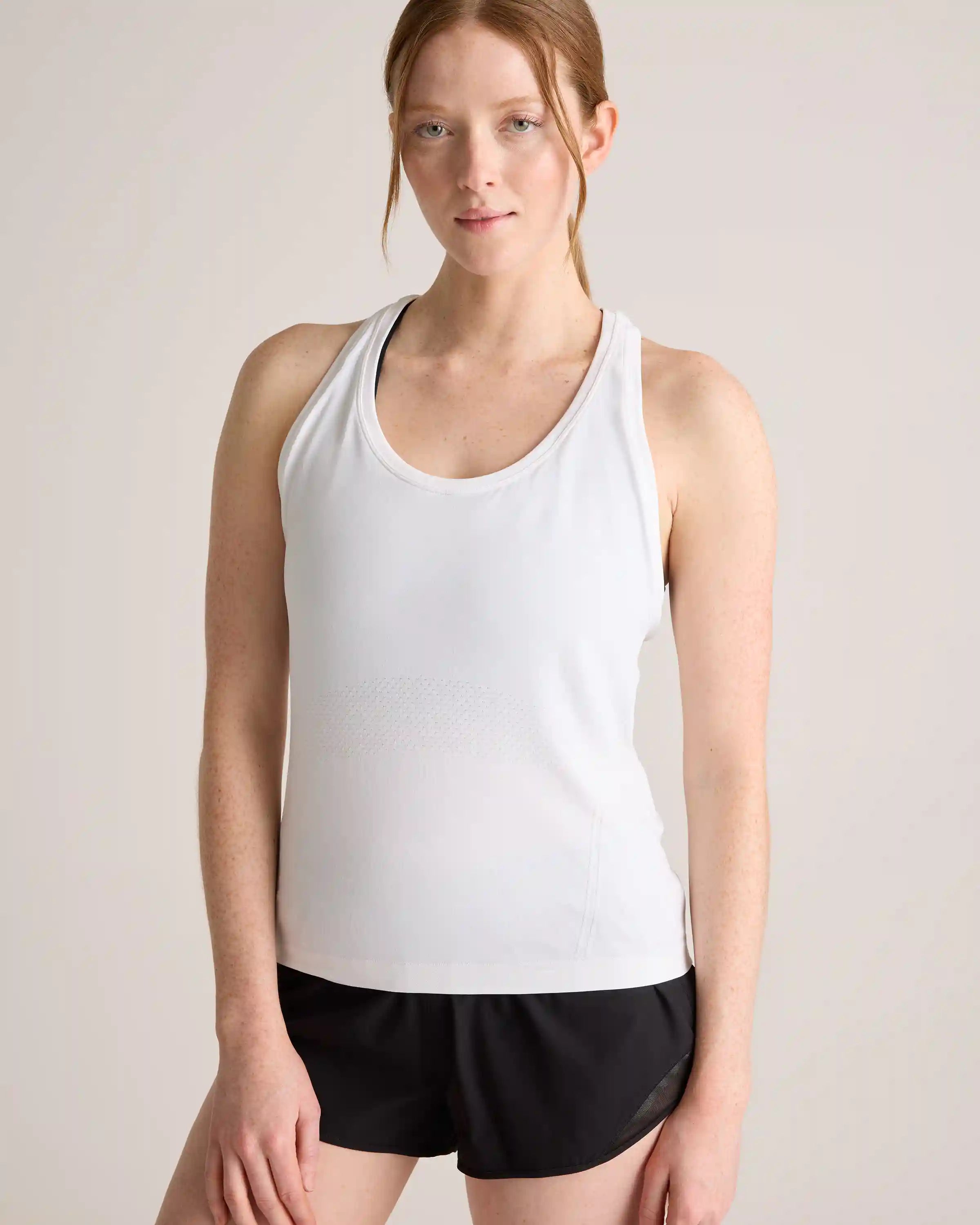Seamless Waist-Length Racerback Tank