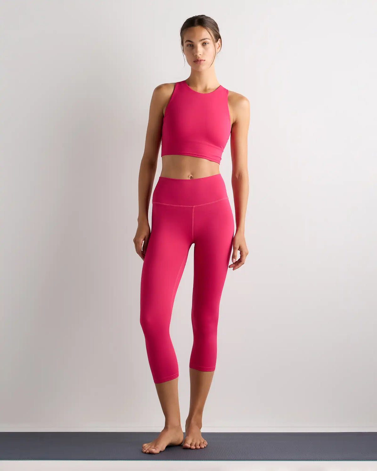 Ultra-Form High-Neck Cropped Tank