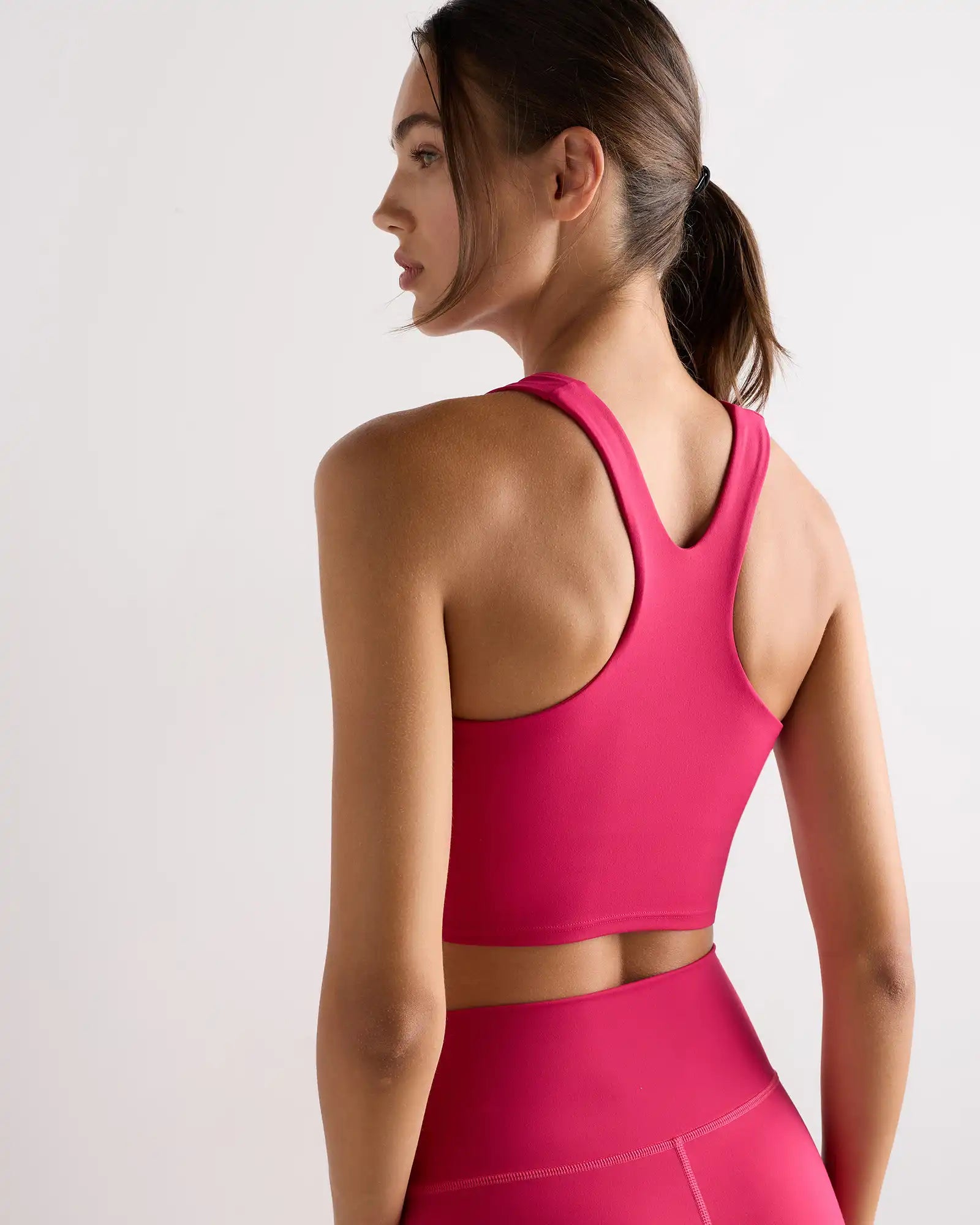 Ultra-Form High-Neck Cropped Tank